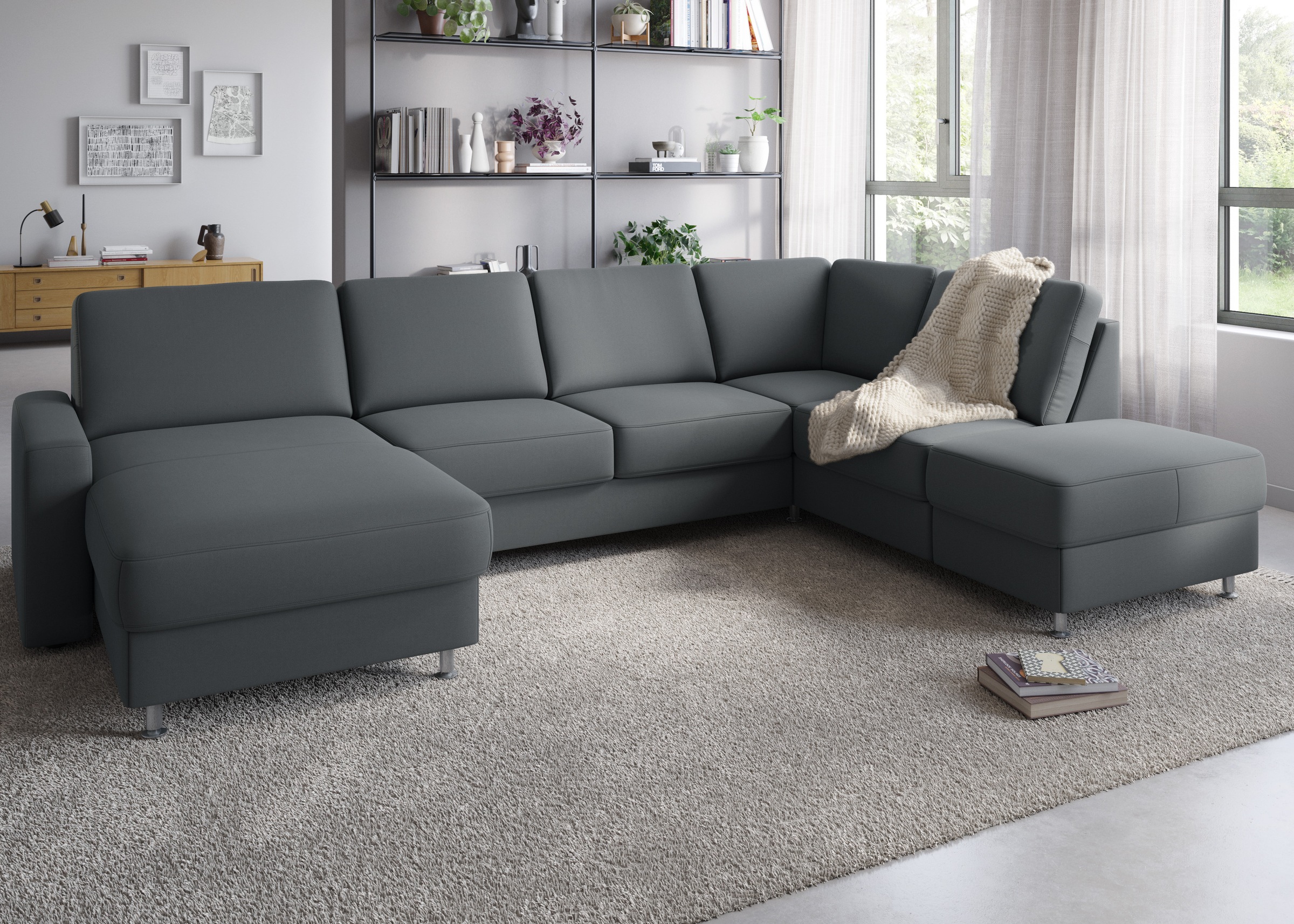 Image of sit&more Wohnlandschaft »Corleone«, Wahlweise mit Bettfunktion und Bettkasten, inklusive komfortablem Federkern bei Ackermann Versand Schweiz