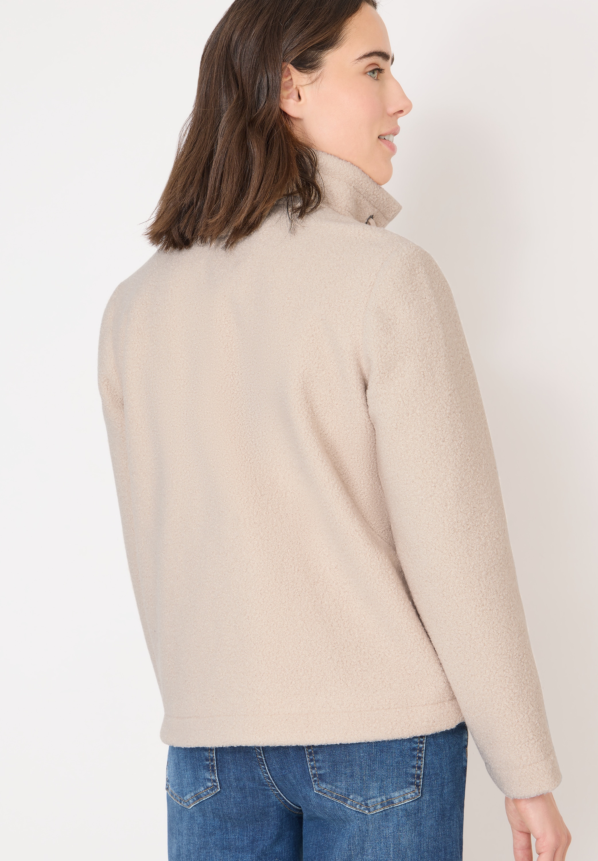 Cecil Veste courte ohne Kapuze in weicher Teddy-Qualität