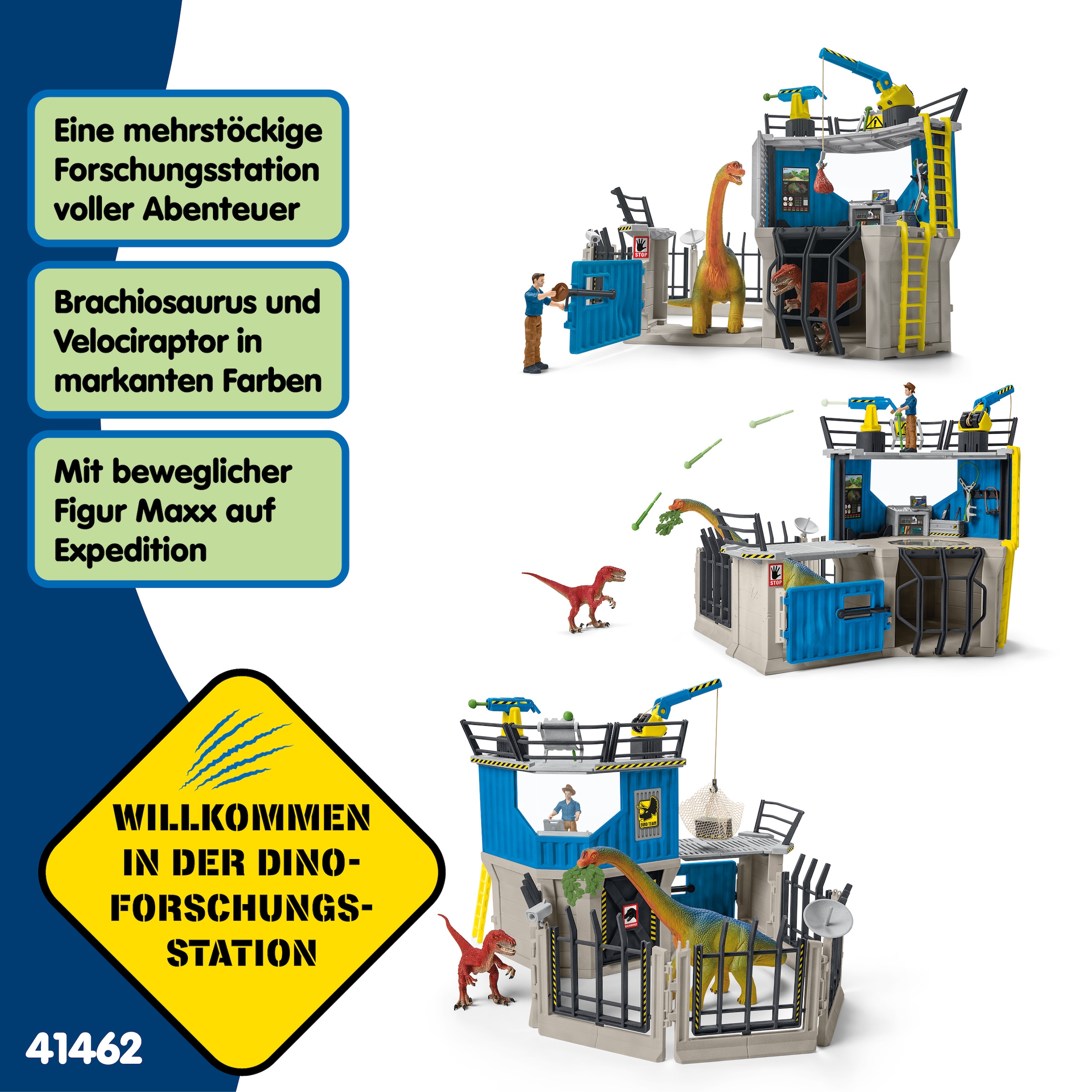 Schleich® Spielwelt »DINOSAURS, Grosse Dino-Forschungsstation (41462)« Made in Germany