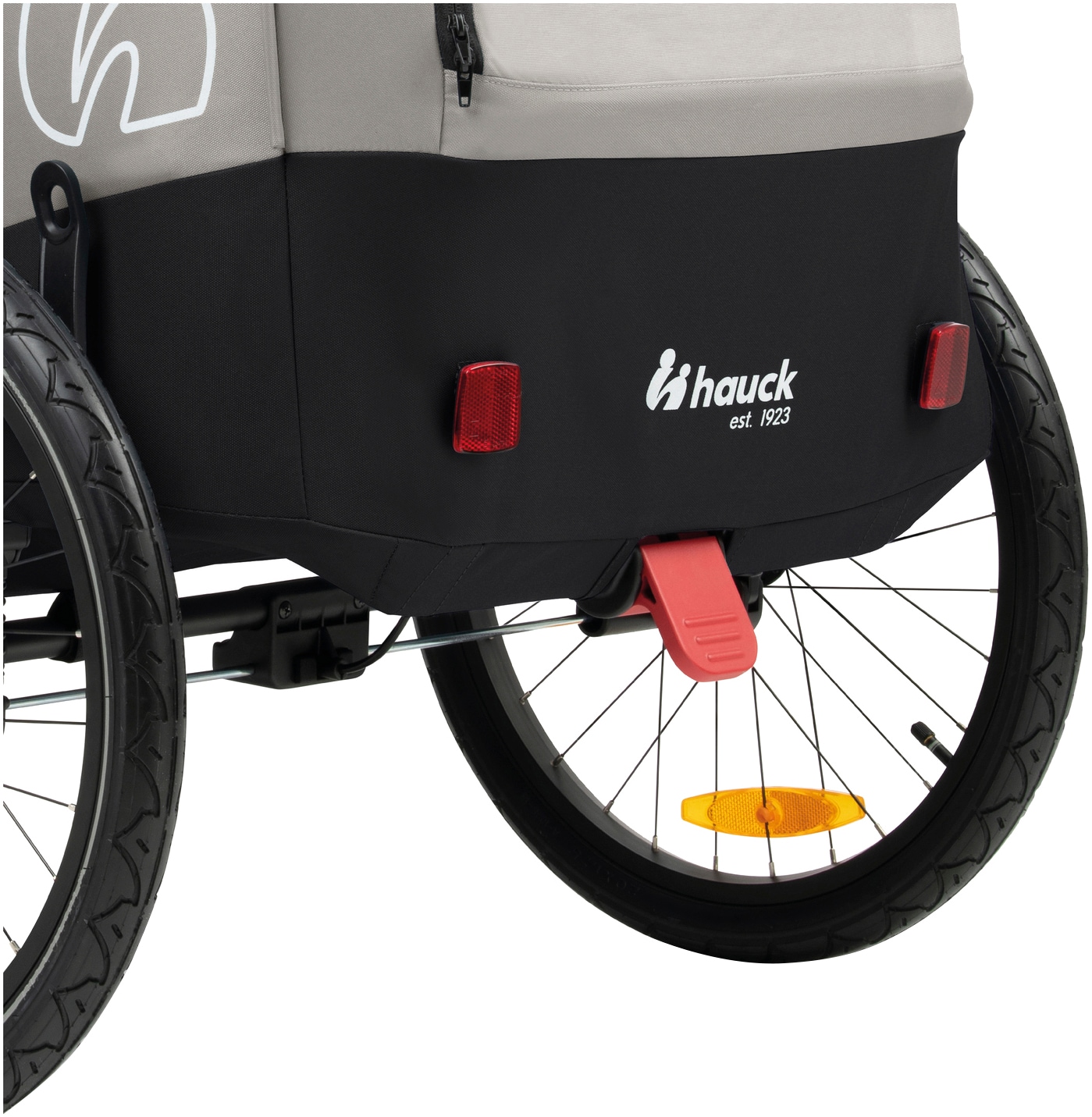 Hauck Fahrradkinderanhänger »2in1 Bike Trailer und Buggy Dryk Duo Plus, black« für 2 Kinder; inklusive Deichsel