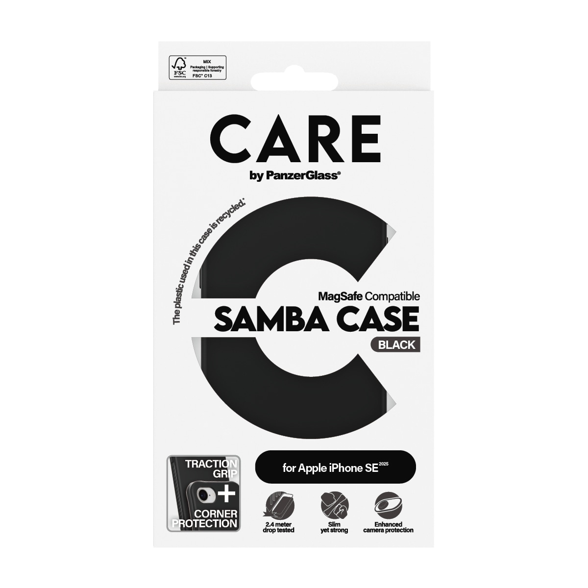 CARE by PanzerGlass Handyhülle »Fashionable Case Samba mit MagSafe« Backcover, Schutzhülle, Handyschutzhülle, Case, Schutzcase, stossfest