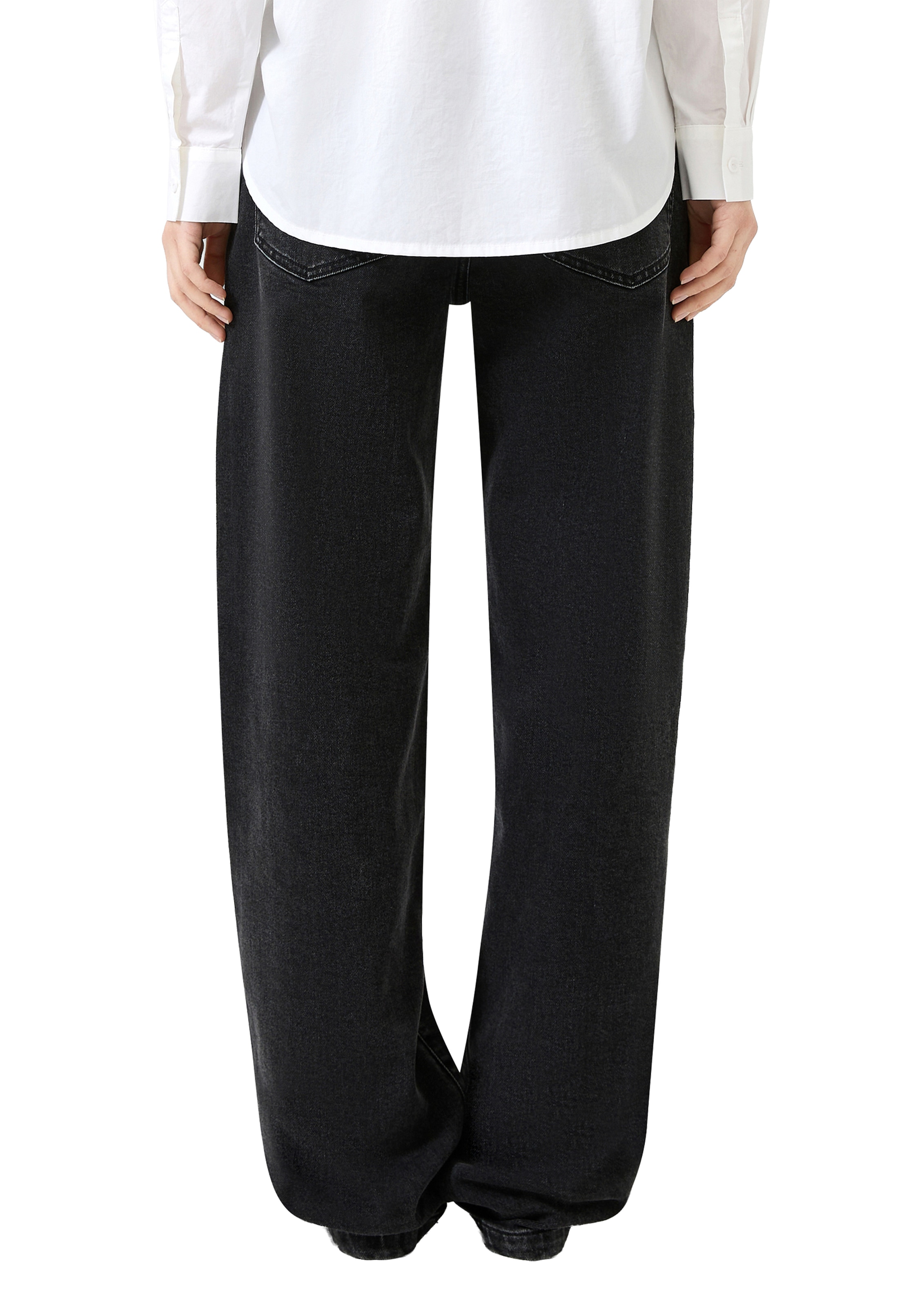 QS Pantalon 5 poches  Jean à jambes évasées (barrel leg) avec stretch