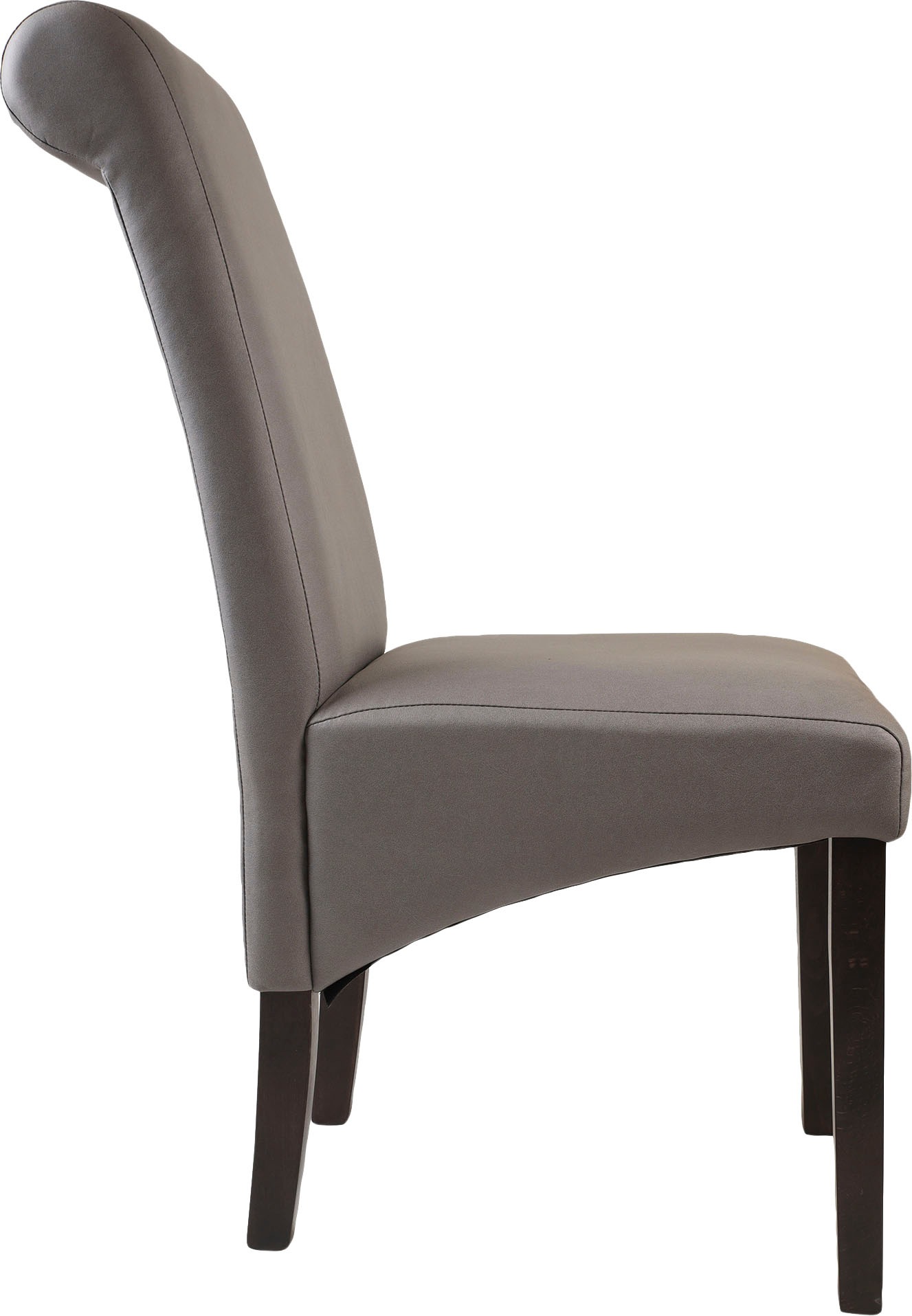 Home affaire 4-Fussstuhl »Rito«, (Set), 2 St., Microfaser, Gestell Buche natur oder wenge lackiert