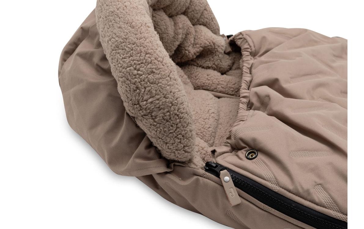 Jollein Chancelière »Embossed Milky Coffee« Wärmeschutz für Kinderwagen