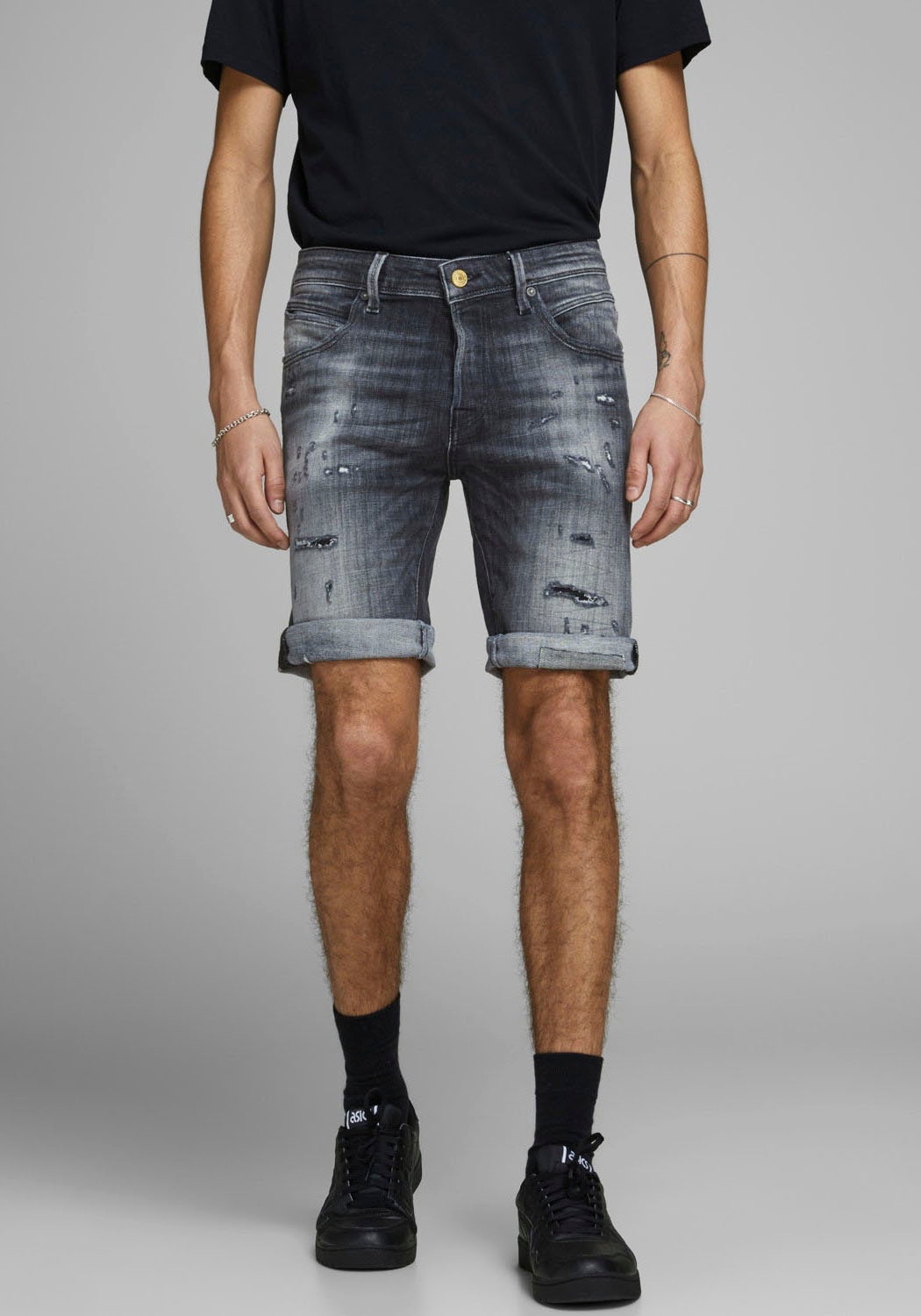 Image of Jack & Jones Jeansbermudas »RICK GRIDD SHORTS« bei Ackermann Versand Schweiz
