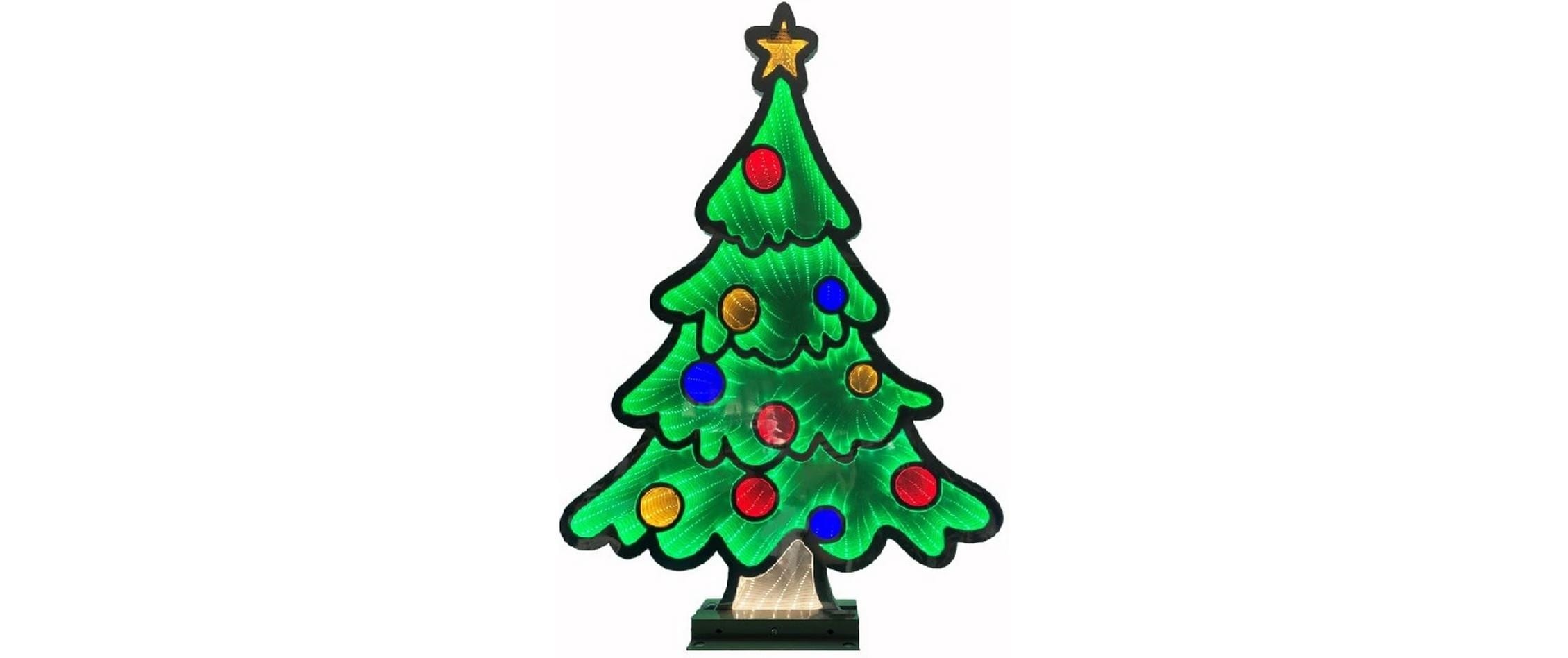 Image of LED-Dekofigur "Dameco Baum Infinity Effekt, 5 cm x 44.5 cm x 64.5 cm"