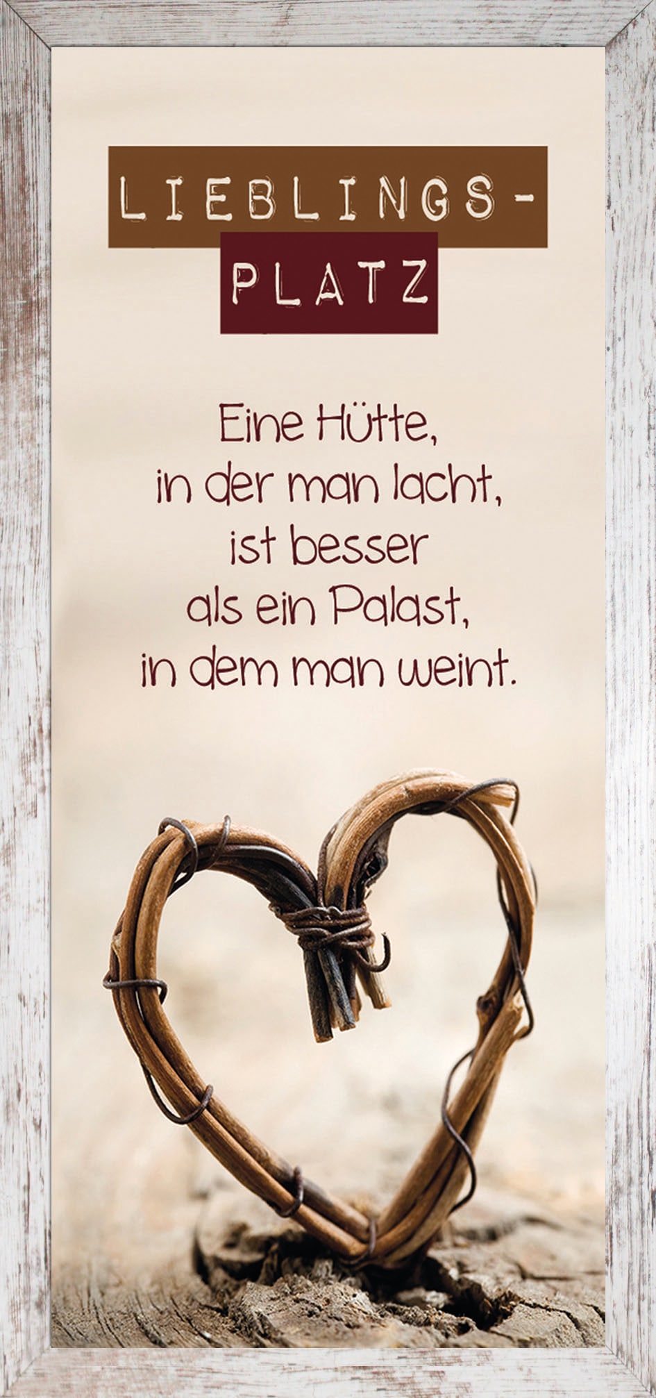 Image of Bönninghoff Bild mit Rahmen "Lieblingsplatz" 1 Stk. tlg.