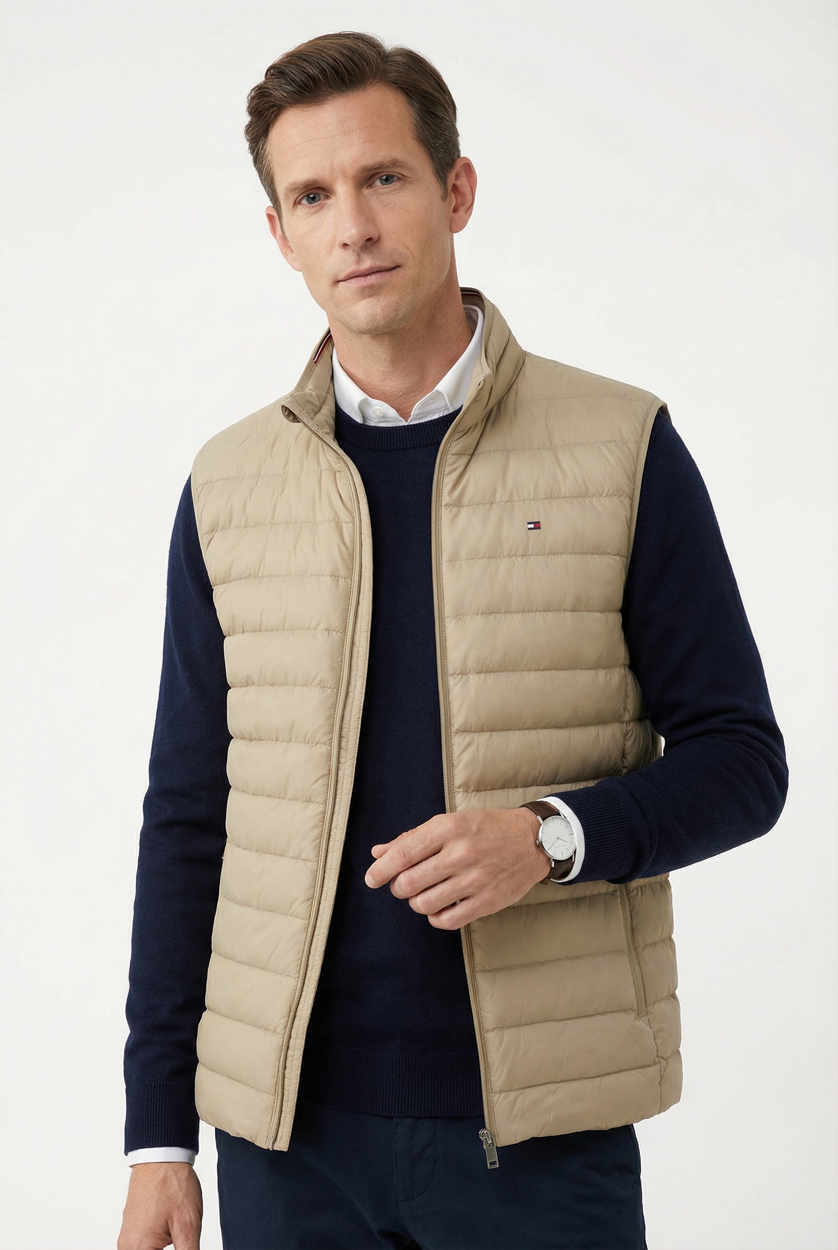 Image of Tommy Hilfiger Steppweste "PACKABLE RECYCLED VEST" mit Logostickerei