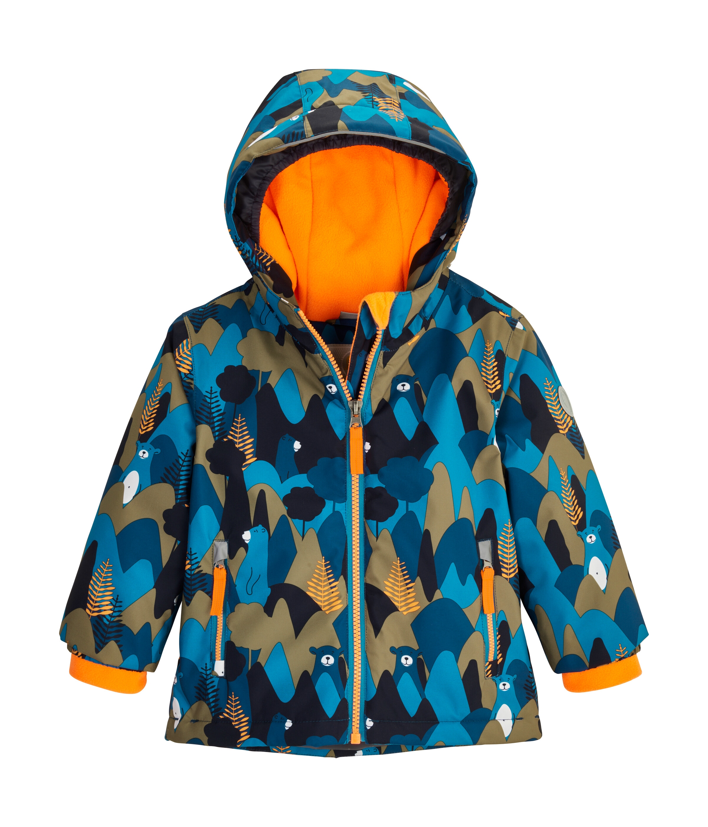 Image of first instinct by killtec Skijacke "FISW 29 MNS SKI JCKT" Wasserdichte Jacke mit verlängerbaren Ärmeln und stylischem Print