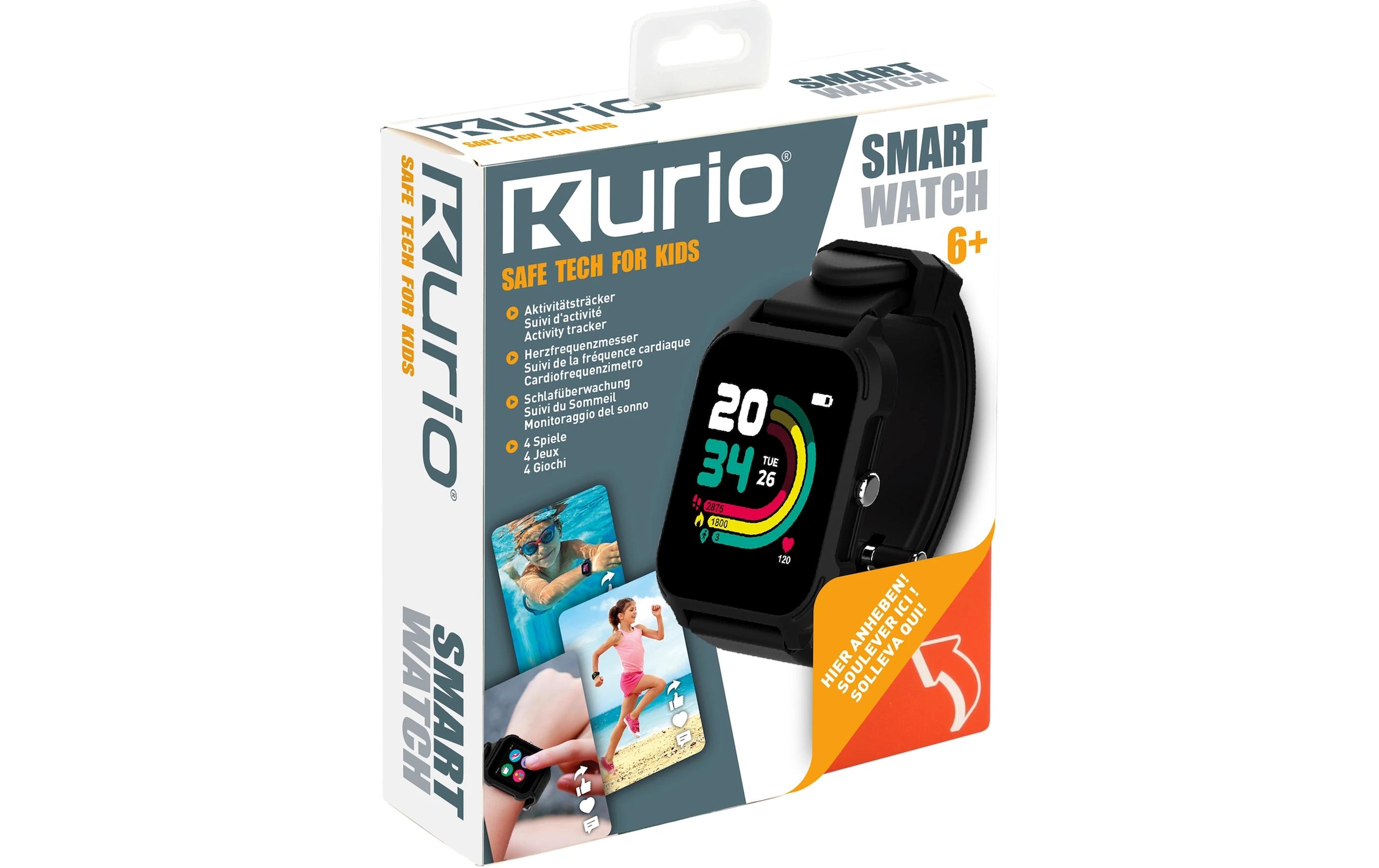 Kurio Smartwatch »Go Black«,)