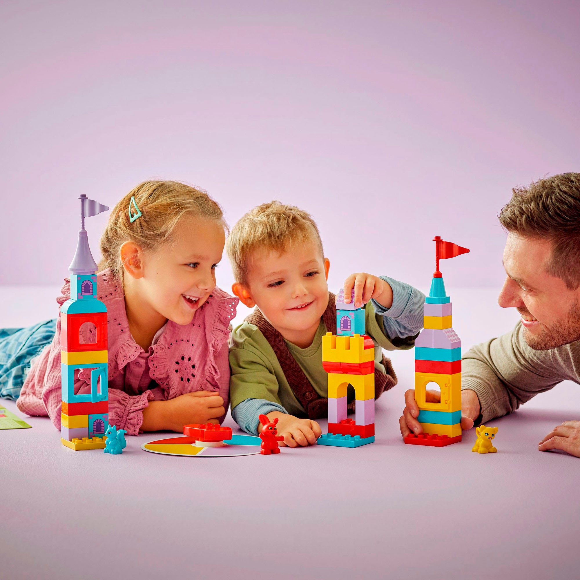 LEGO® Konstruktionsspielsteine »Hopsys Burgspiel (10450), LEGO DUPLO Town« Made in Europe