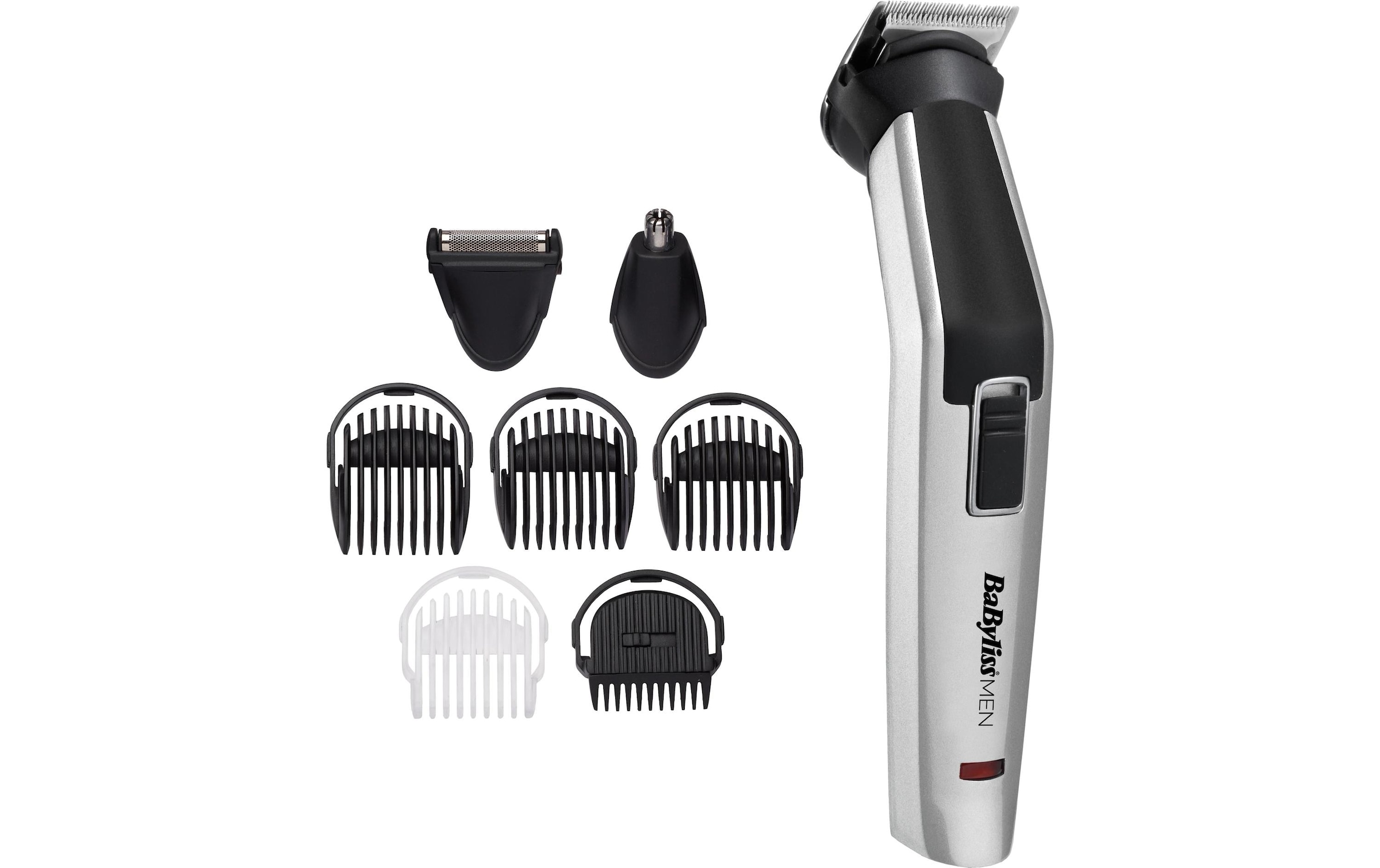 BaByliss Multifunktionstrimmer »MT726E MEN« 8 Aufsätze 8in1 Titanium Multigrooming Set für Gesicht&Körper