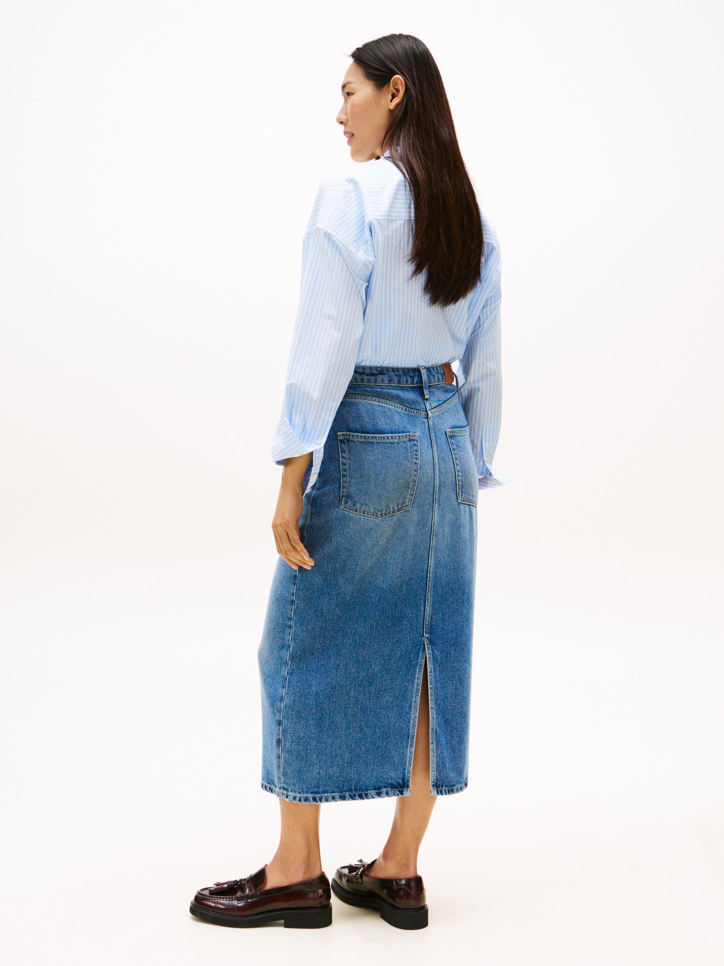 Tommy Hilfiger Jeansrock »DNM LANA MIDI HW SKIRT«