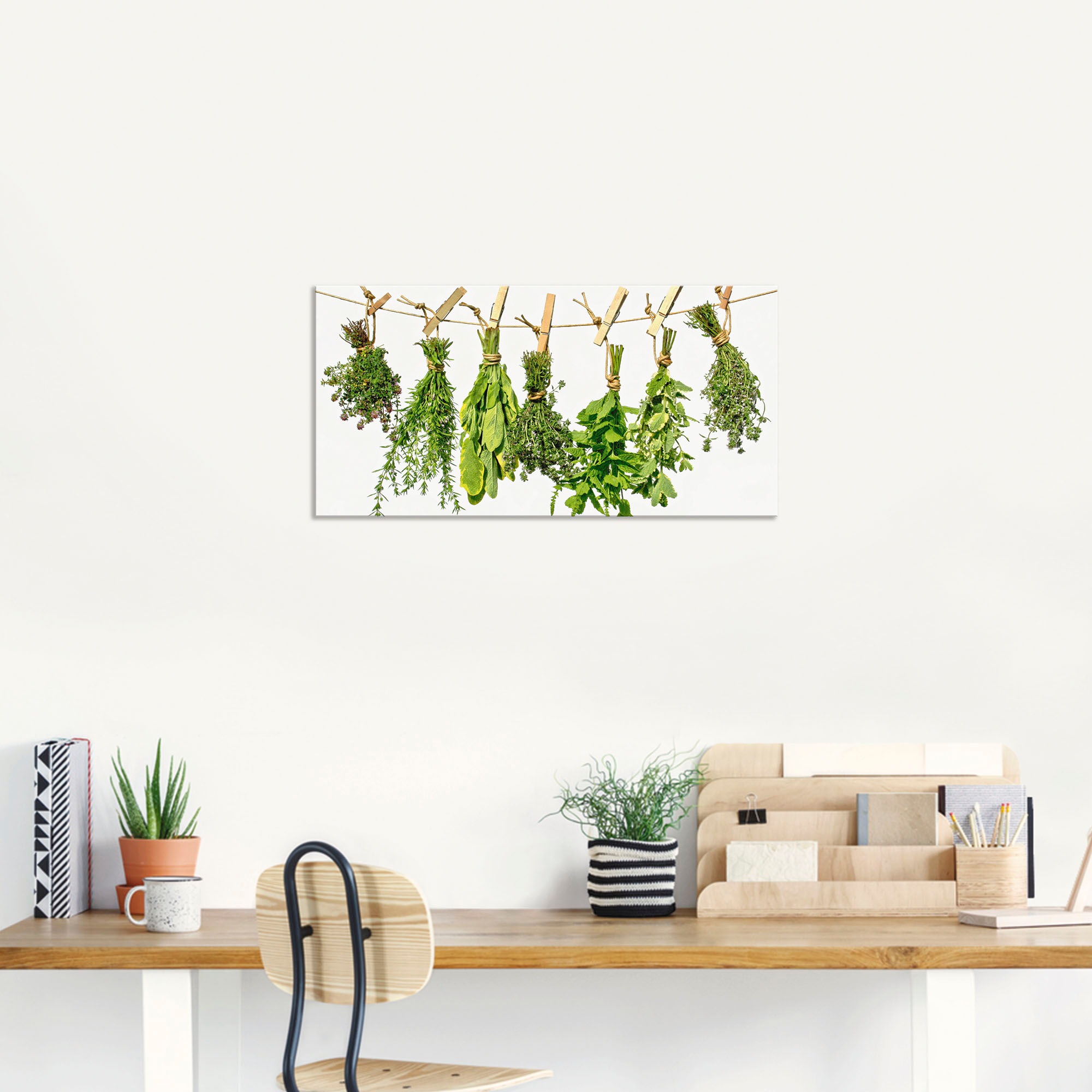 Artland Wandbild »Kräuter« Pflanzen 1 Stk. tlg. als Alubild, Leinwandbild in verschied. Grössen