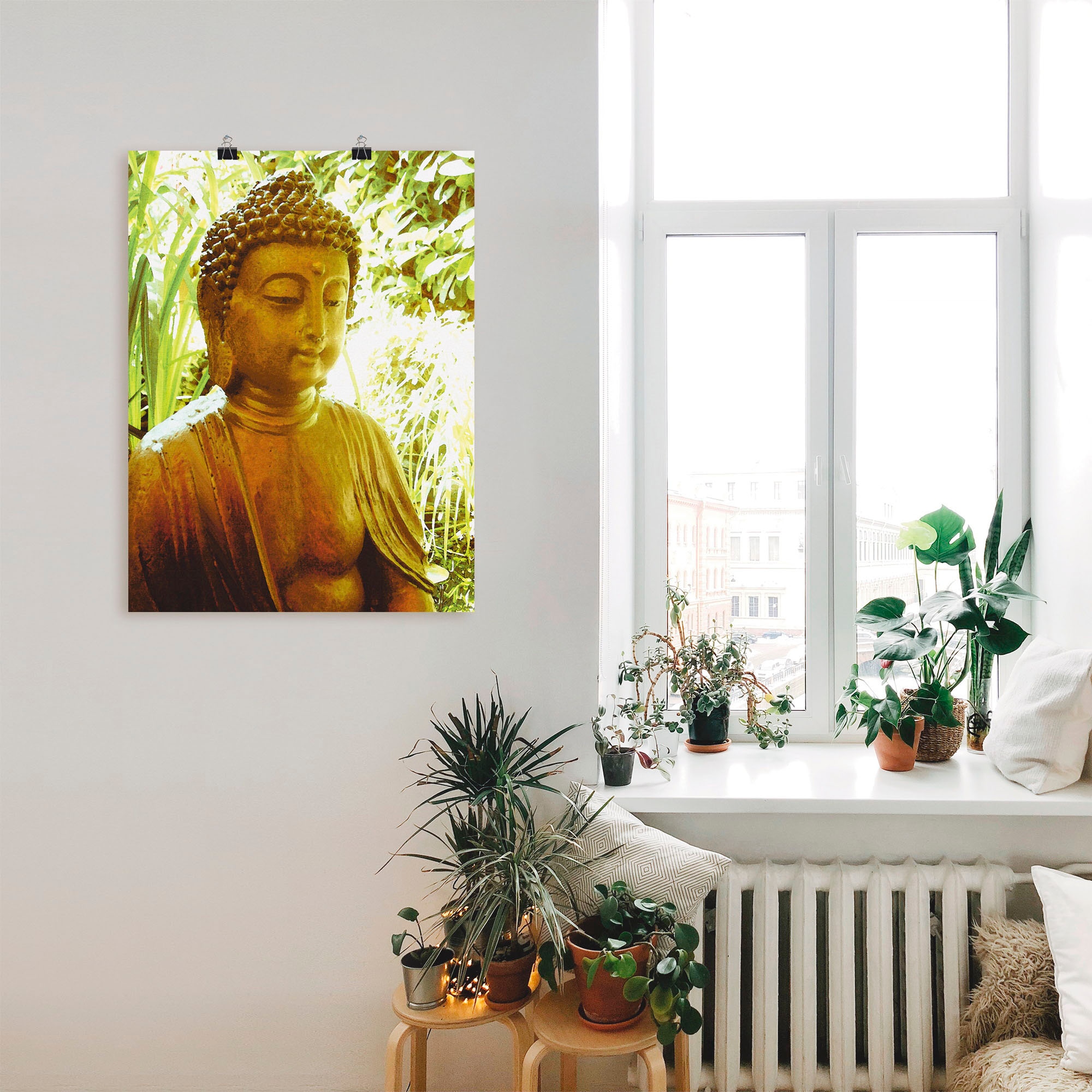 Artland Wandbild »Die Seele von Buddha«, Religion, (1 St.), als Leinwandbild, Poster, Wandaufkleber in verschied. Grössen