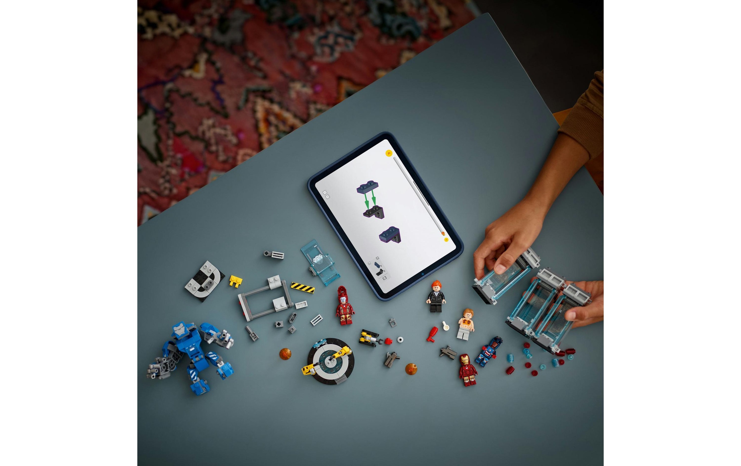 LEGO® Briques de jeu »Marvel Iron Mans Labor: Halle der Rüstungen 1800531«