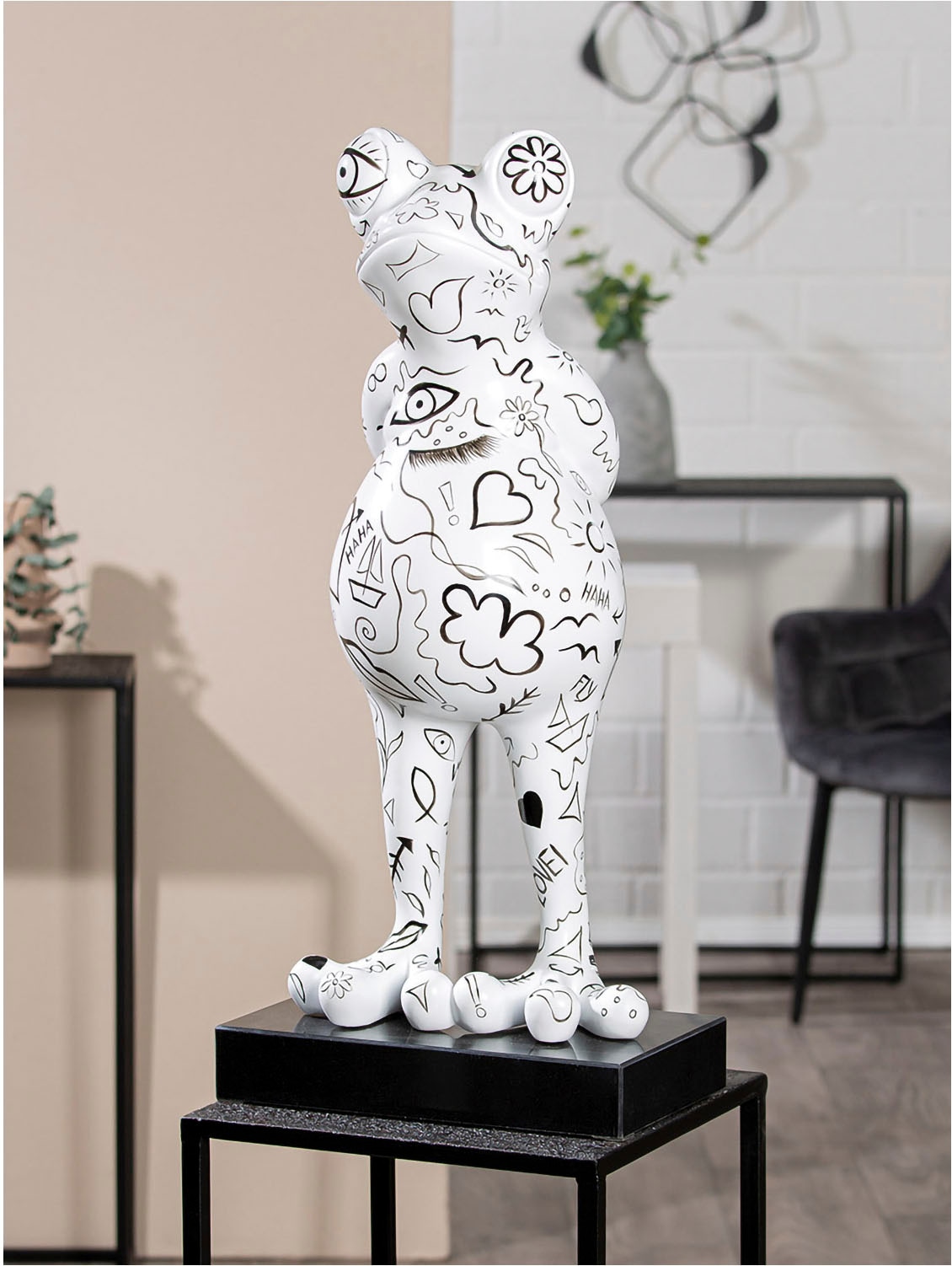 Image of Casablanca by Gilde Tierfigur "Frosch "Frog Modern Art""