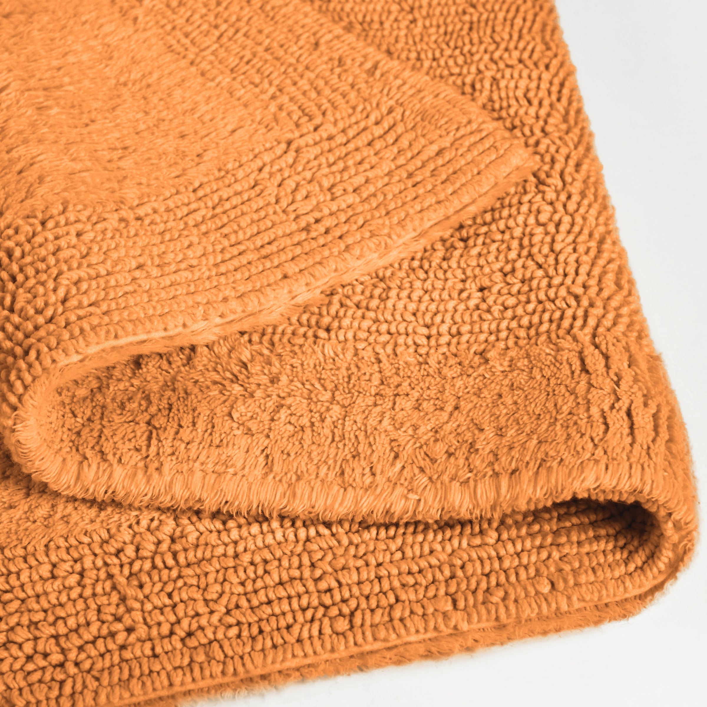 my home Badematte »Kapra, Badvorleger, Badezimmer Teppich«, beidseitig nutzbar-fussbodenheizungsgeeignet-strapazierfähig, mit Bordüre, Badteppich, Badematte, Baumwolle
