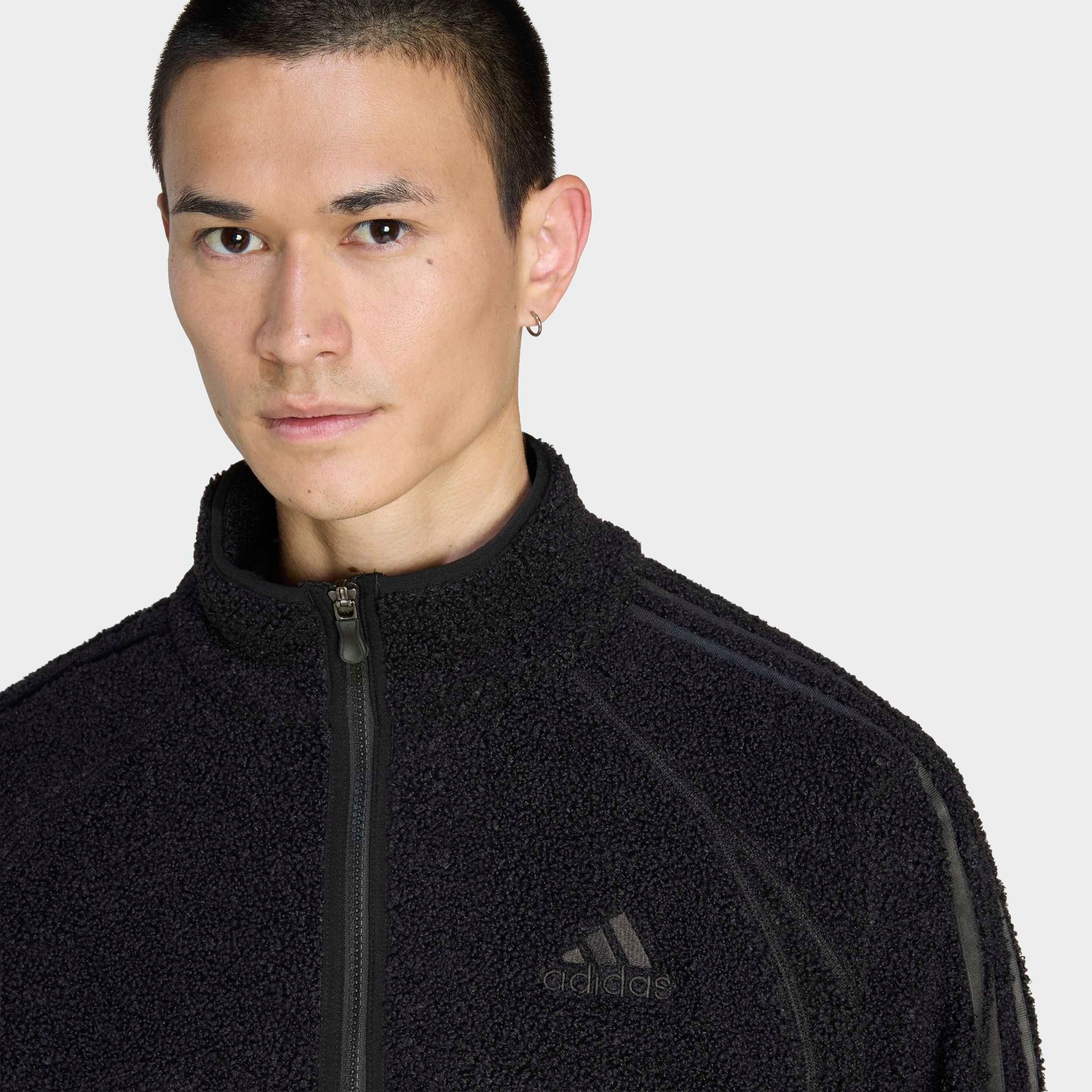 adidas Originals Veste d'entraînement »TG BORG TT« Fleecejacke für Erwachsene, lockere Passform, mit Stehkragen