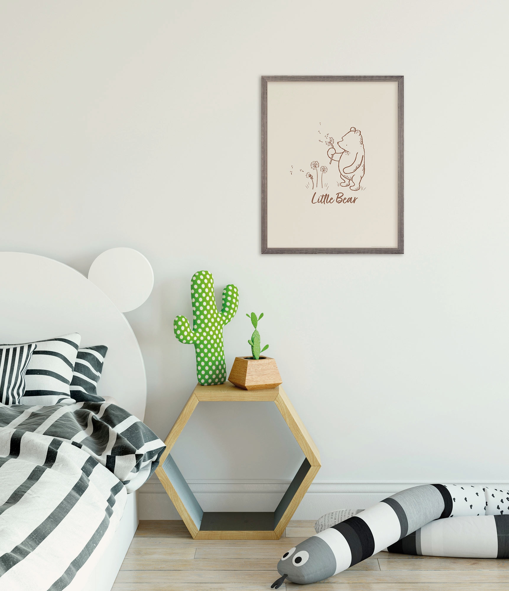 Image of Komar Wandbild "Disney Winnie the Pooh Little Bear" Disney Set, 1 Stk. tlg. 50 x 70 cm (Breite x Höhe) - Kinderzimmer, Dekoration