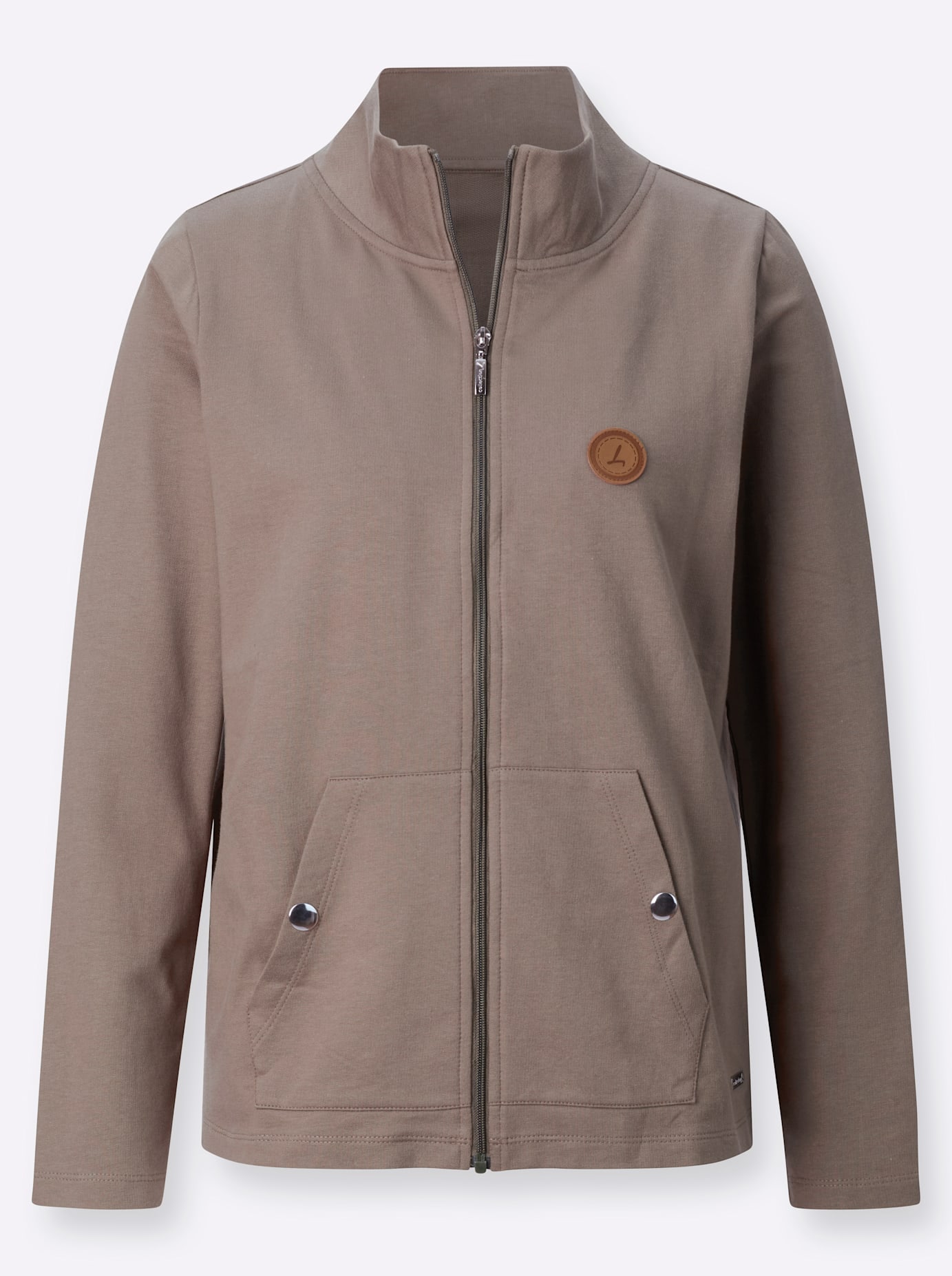 Casual Looks Shirtjacke »Sweatjacke«, (1 tlg.)