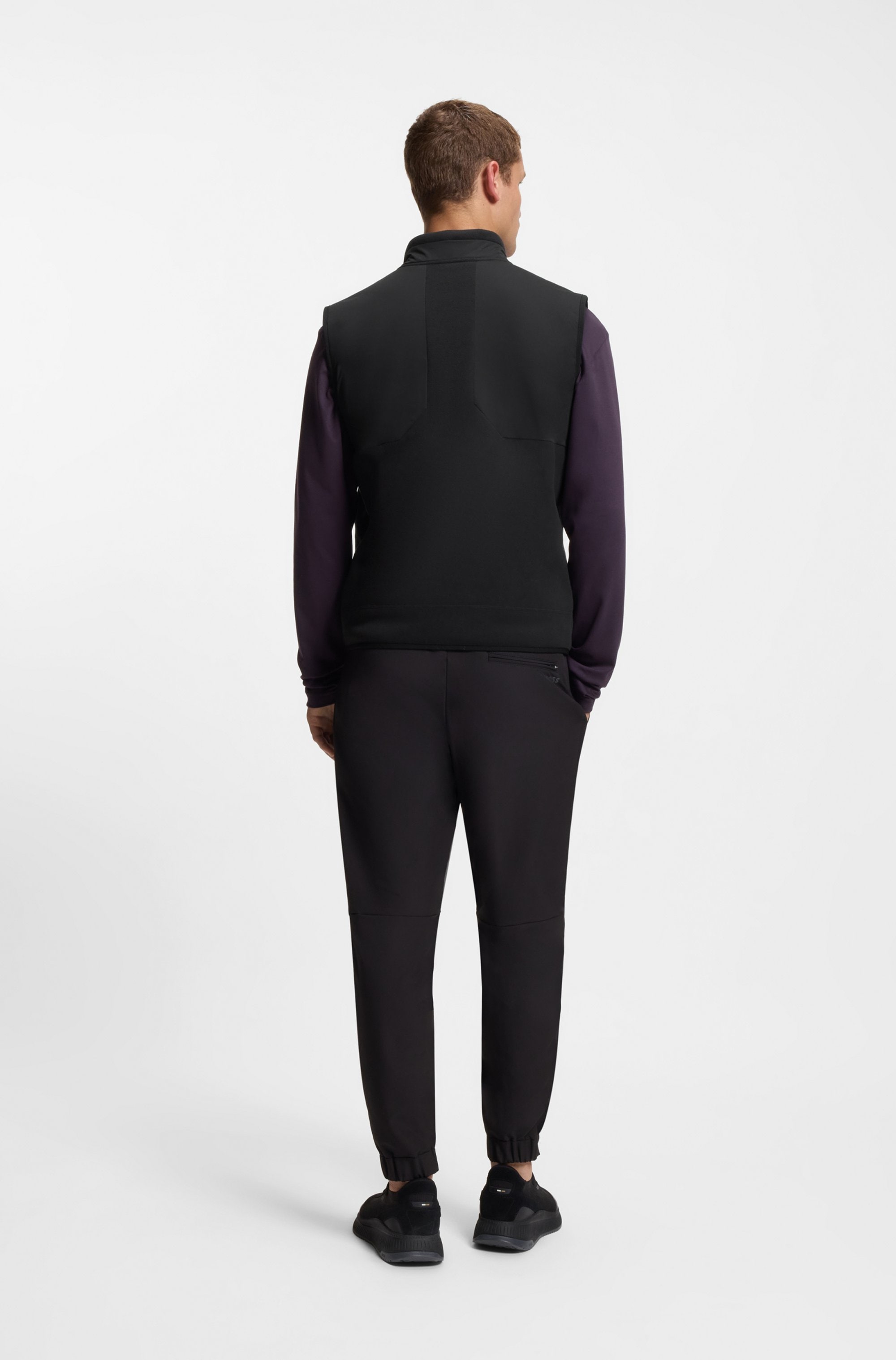 BOSS GREEN Gilet polaire Stehkragen, Relaxed Fit