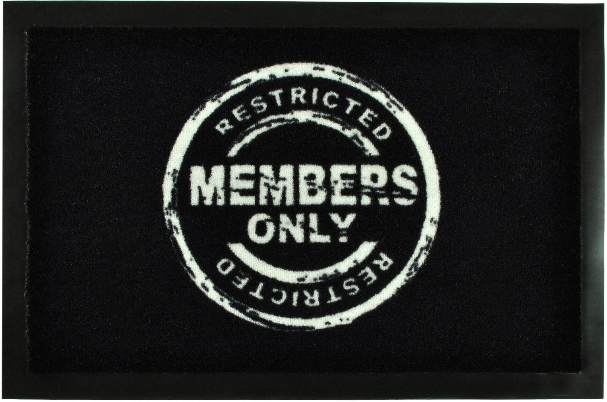 Image of HANSE Home Fussmatte »Members Only«, rechteckig, 7 mm Höhe, In- und Outdoor geeignet, mit Spruch, Schrift Design, Robust, Pflegeleicht, Rutschhemmend, Eingang bei Ackermann Versand Schweiz