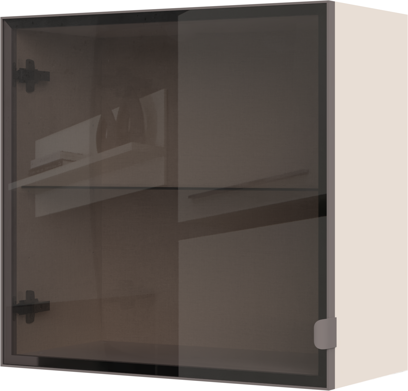 Image of GOODproduct Hängevitrine "Opera, Wandschrank, Schwebendes Design für modernen Wohnraum" UV lackiert, Soft Close Funktion, Wandmontiert