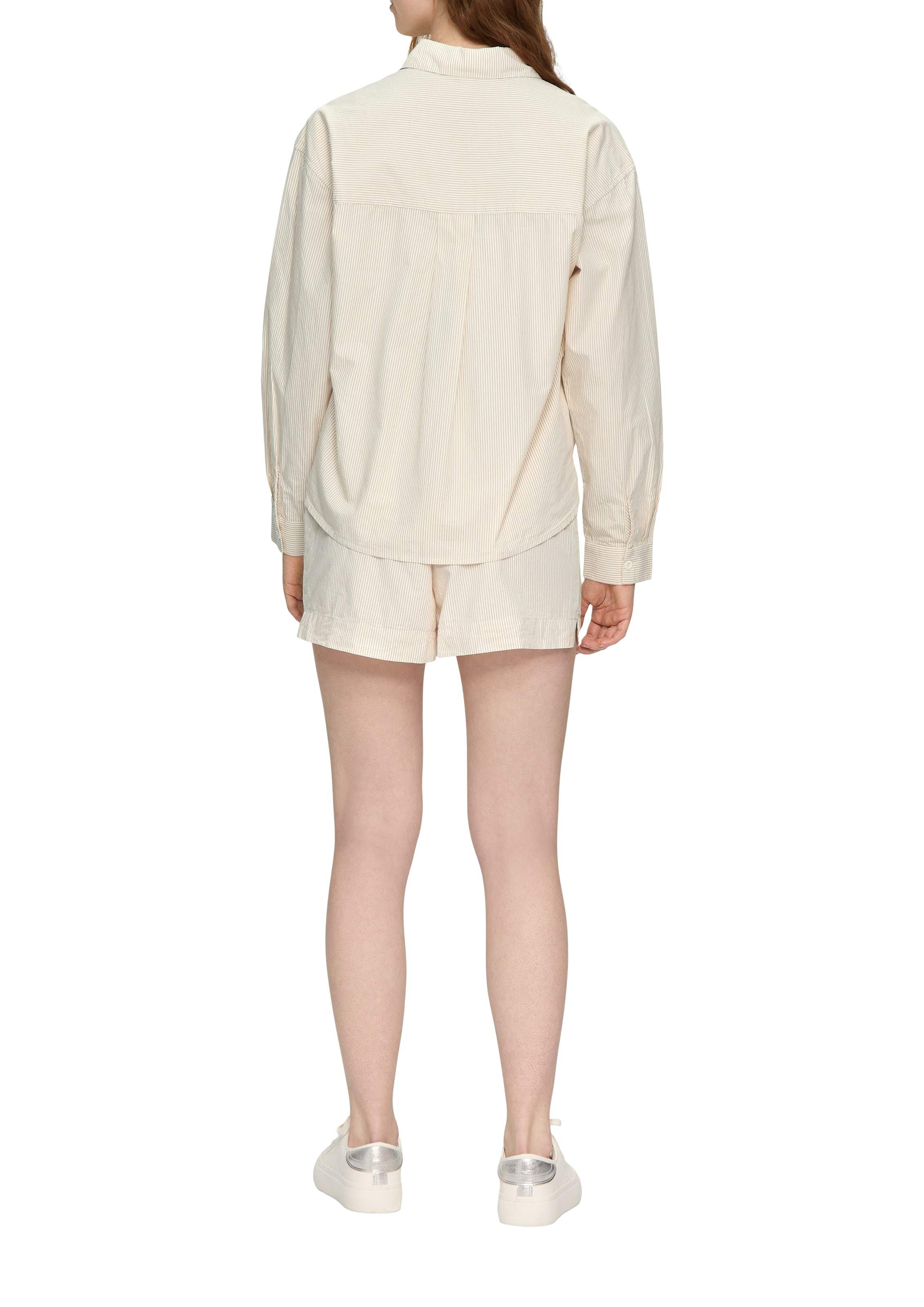 QS Langarmbluse , mit feinem Streifenmuster
