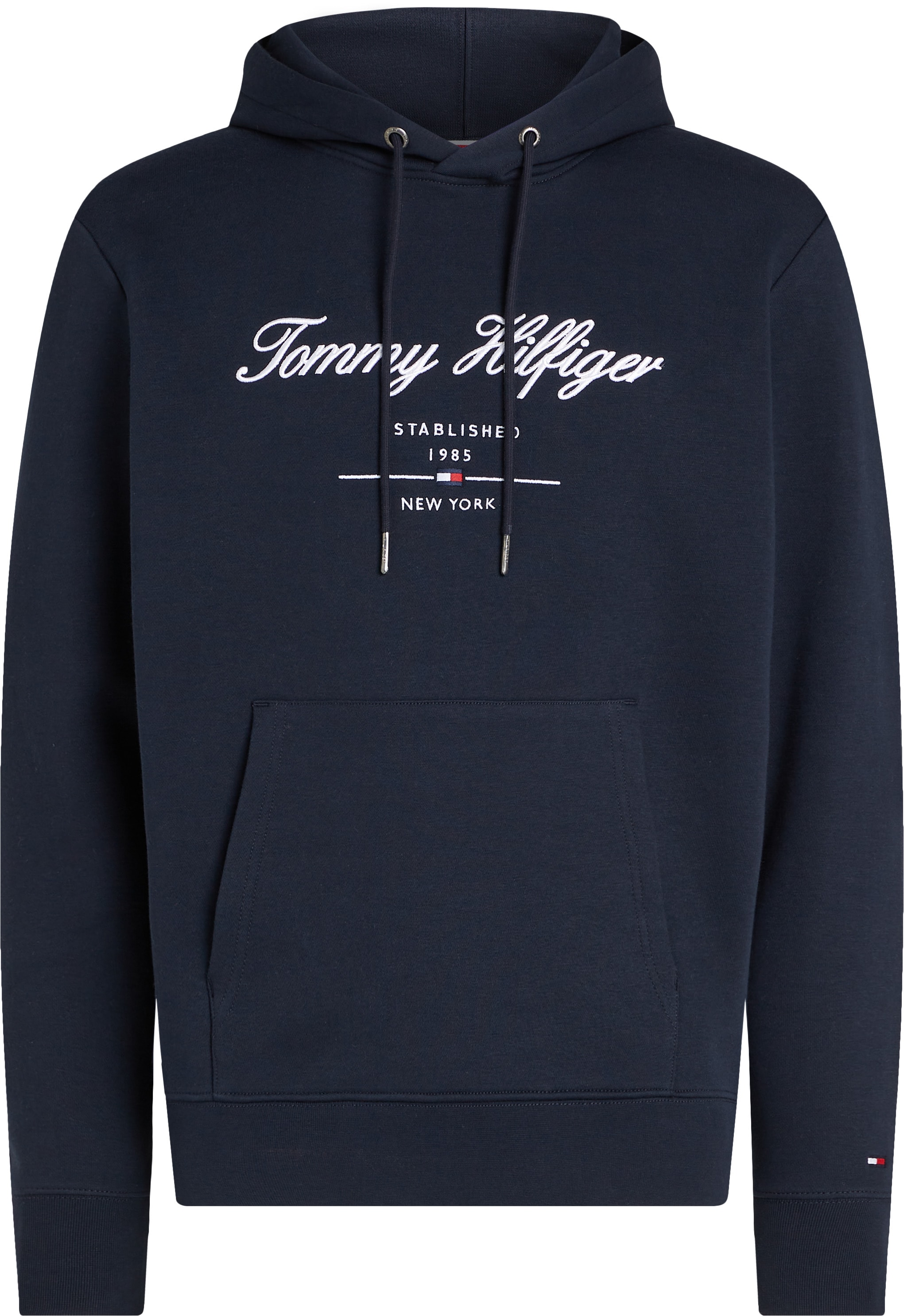Tommy Hilfiger Big & Tall Sweatshirt »BT-SCRIPT LOGO HOODY-B«, in Grossen Grössen, Logostickerei