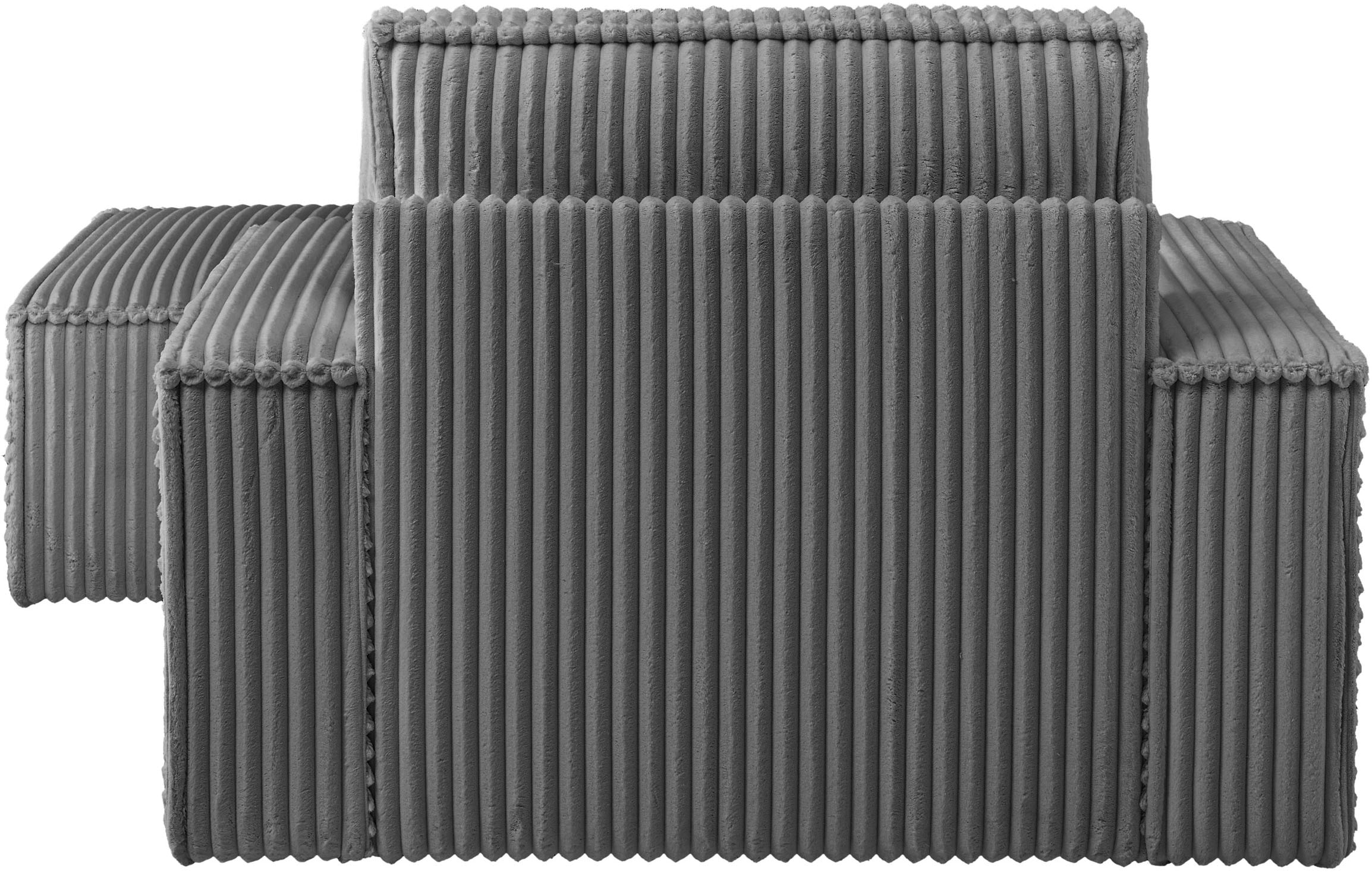 andas Loveseat »FINNLEY, Loveseat & Hocker im Set, trendige Stoffe, inkl. Zierkissen« 2 Stk. tlg. verfügbar in den Stoffqualitäten Bouclé, Struktur fein und Mega Cord