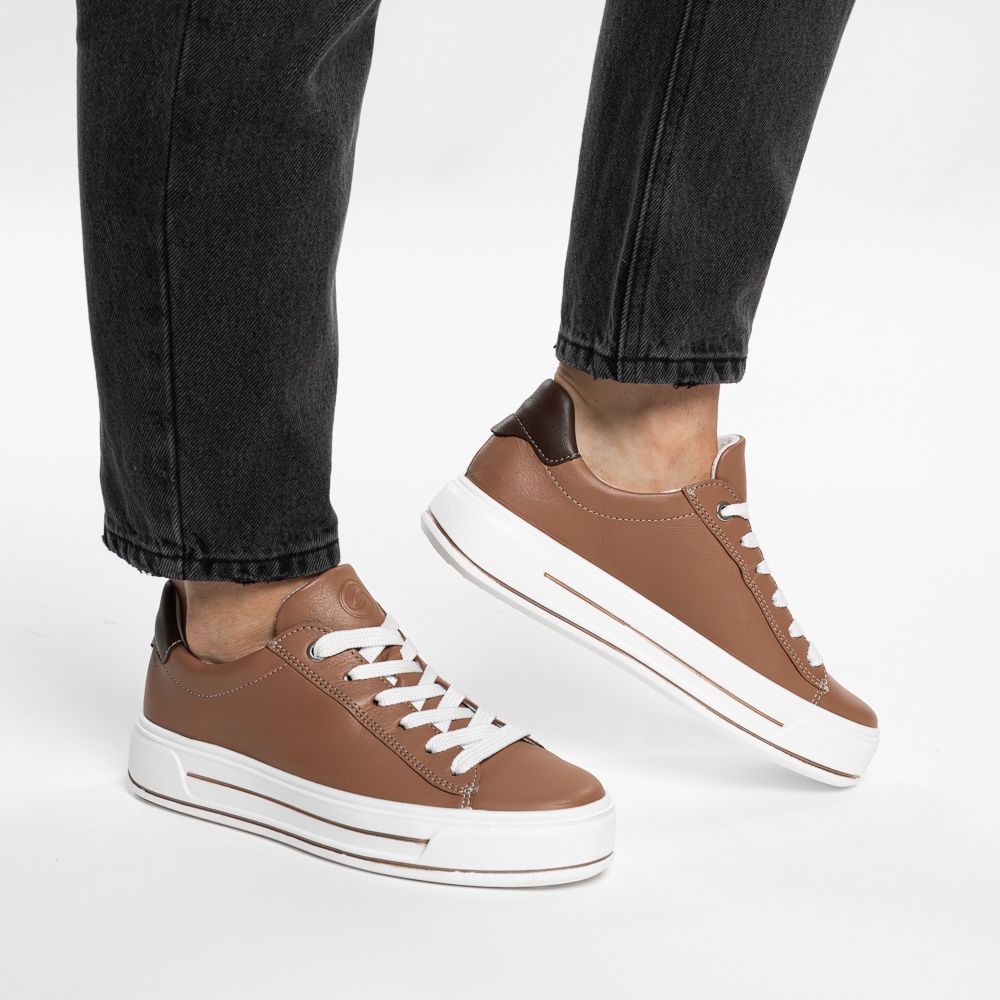 Ara Baskets à plateforme »CANBERRA«  , chaussure de loisirs, chaussure basse, chaussure à lacets en largeur confort G (= large)