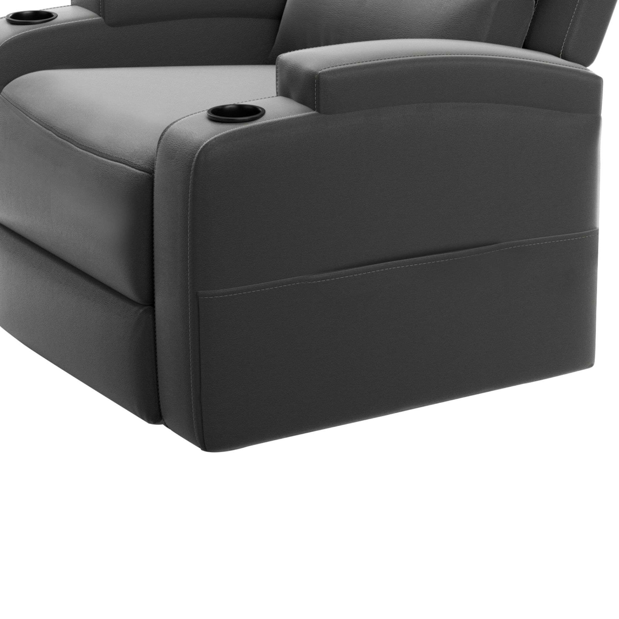 Home affaire 3-Sitzer »Napori« Kinosofa mit 2 x Relaxfunktion und Getränkehalter