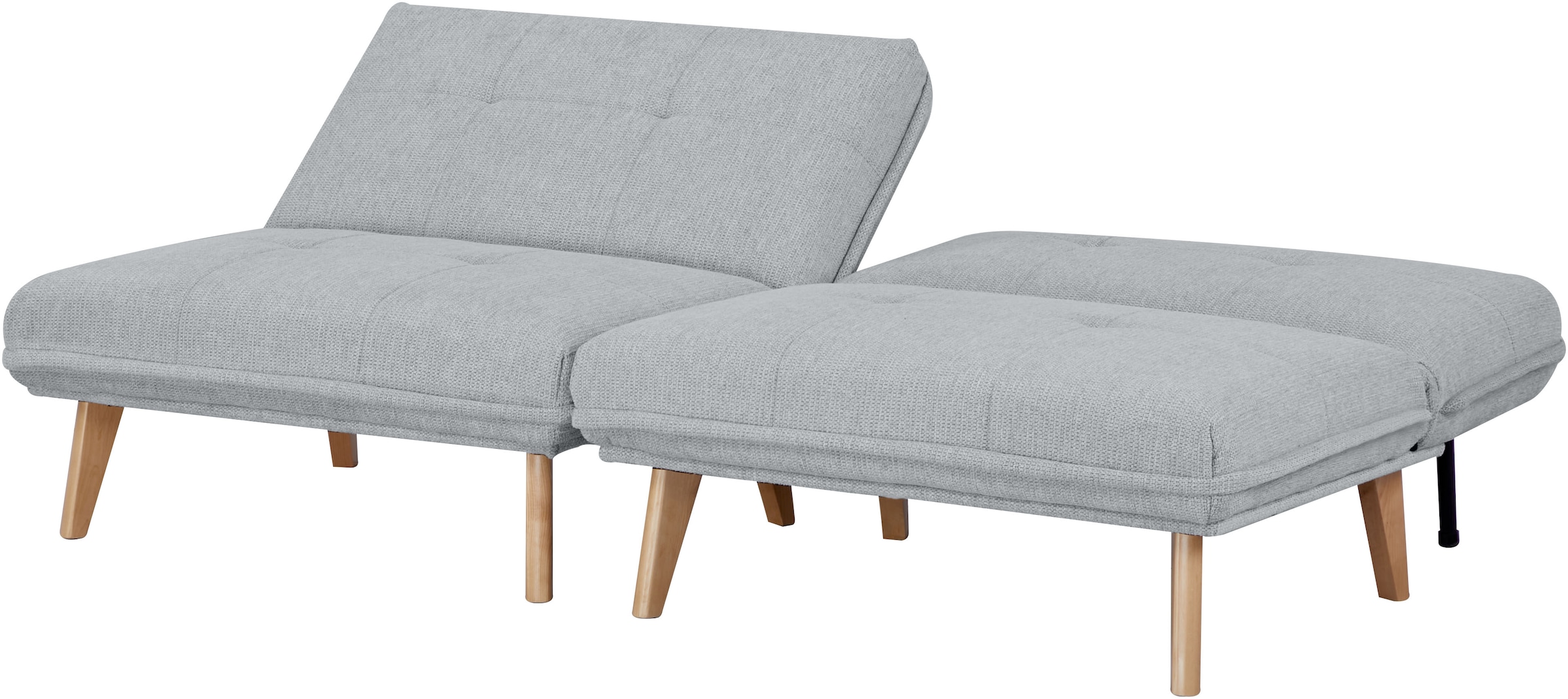 INOSIGN Sessel »DELANEY Schlafsofa, bestehend aus 2 Modulen, mit Schlaffunktion« Bettsofa, Schlafsessel, Klappsofa, erweiterbar, in Webstoff