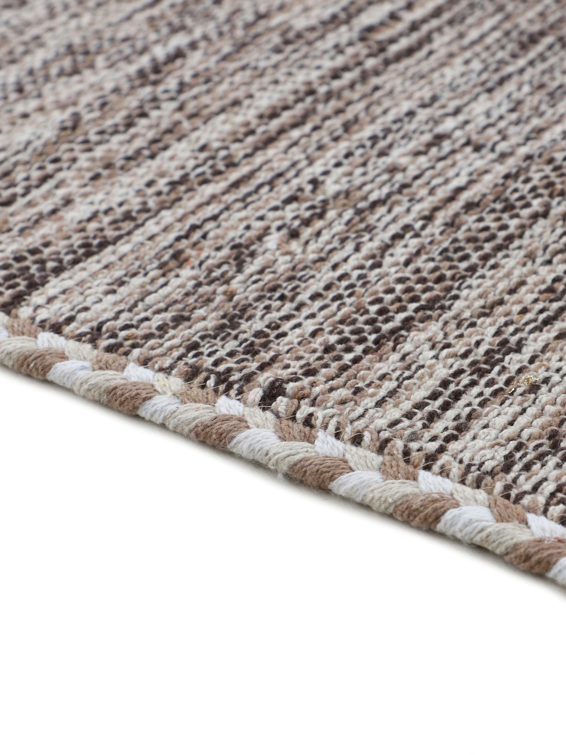 carpetfine Teppich »Kelim Azizi«, rechteckig, 5 mm Höhe, Baumwolle, Wendeteppich mit Fransen, Wohnzimmer