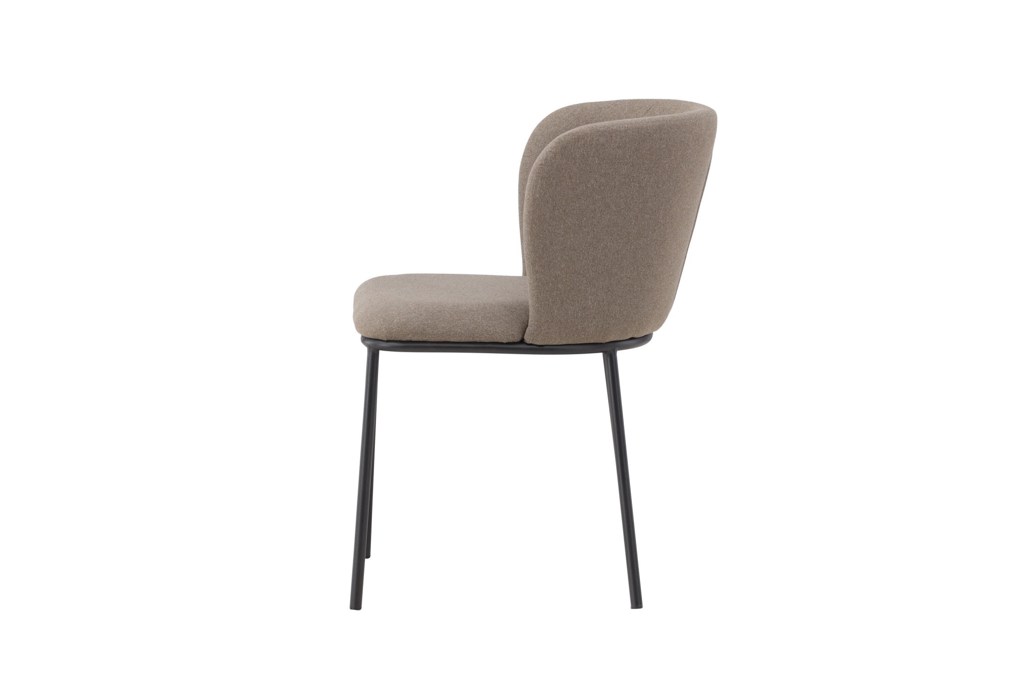 Venture Home Chaise de salle à manger »Edina, 2er-Set Esszimmerstühle in Leinen-Optik, 120 kg belastbar« () Polsterstuhl, Leinen-Bezug, Stahlbeine, natürlich, modern