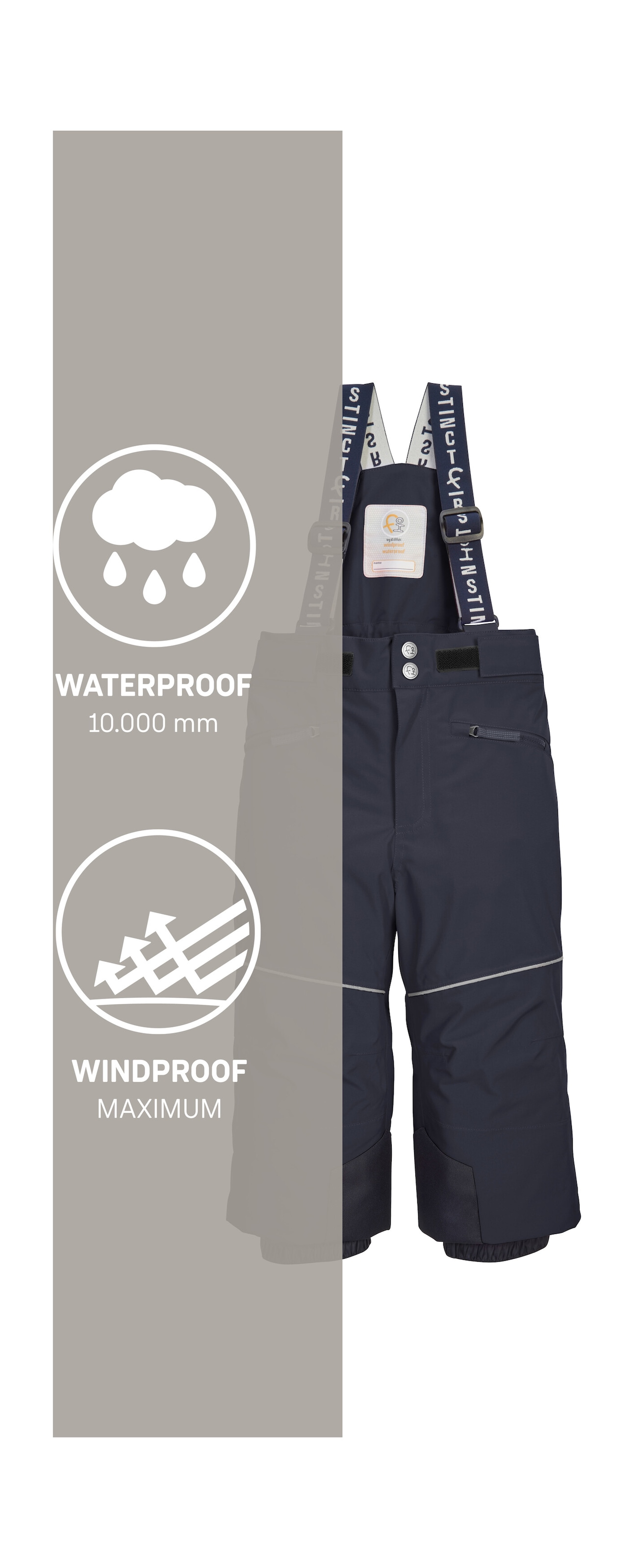 first instinct by killtec Skihose »FISW 48 MNS SKI PNTS«  Wasser- und winddichte Schneehose mit Grow-Up-Funktion