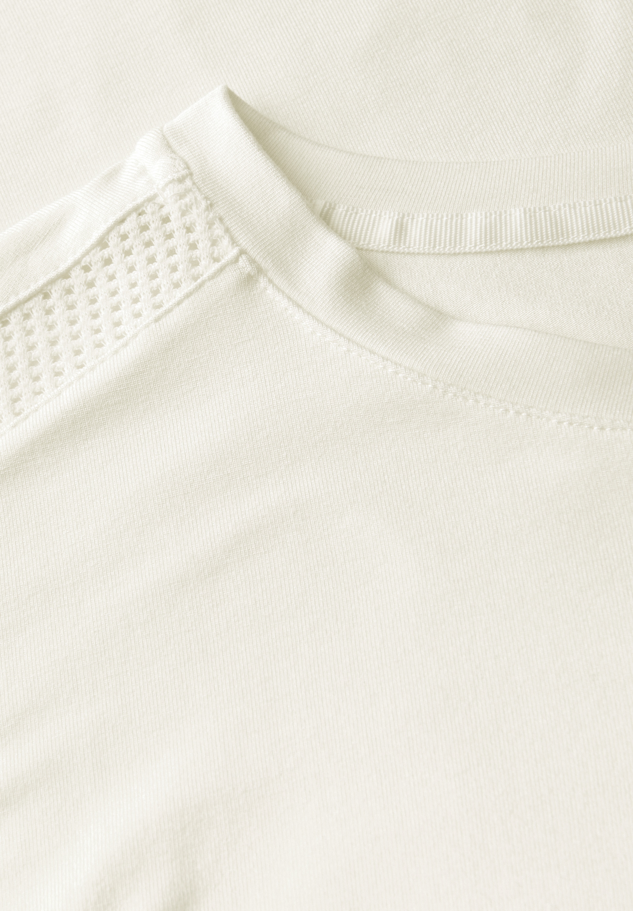 STREET ONE Shirttop, mit Mesh-Detail
