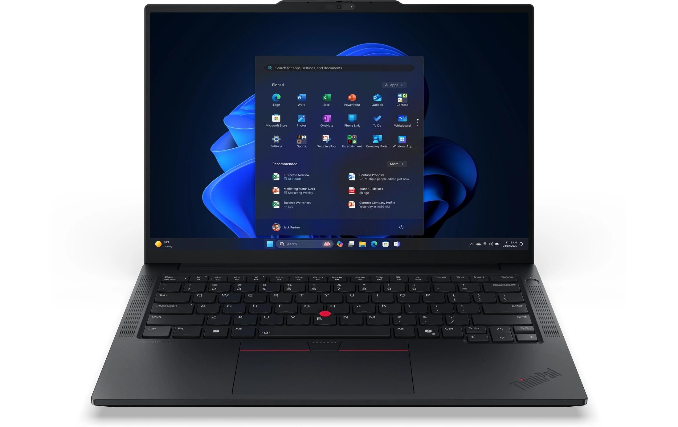 Lenovo Ordinateur portable »ThinkPad E14 Gen 7 (AMD) Copilot+ PC« / 14 ″ AMD Ryzen 7 NPU intégrée (Neural Processing Unit)