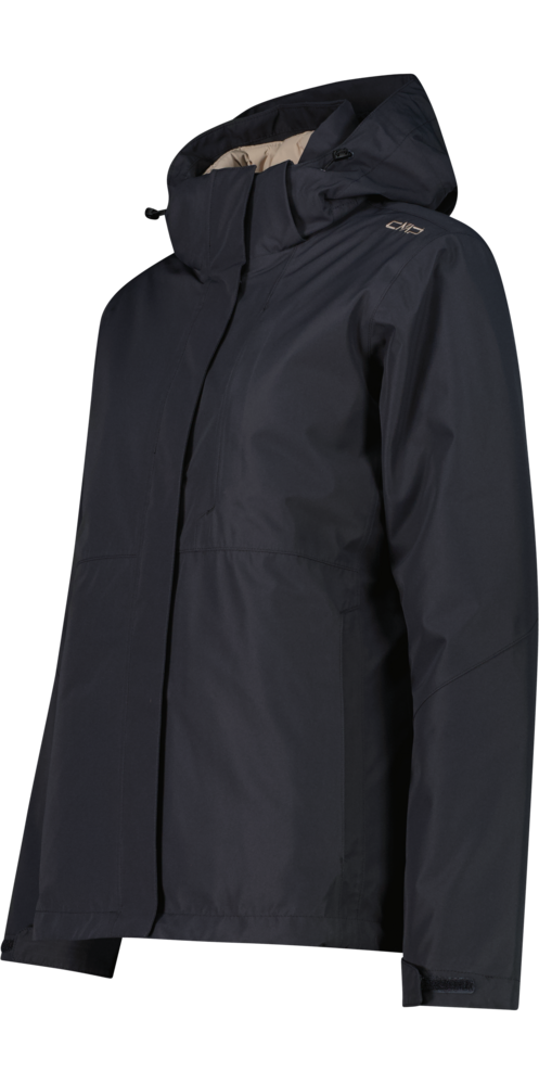 CMP 3-in-1-Funktionsjacke »WOMAN JACKET ZIP HOOD DETACHBLE INN.JACKET« 2 Stk. tlg. mit Kapuze 2-teiliges Set, mit herausnehmbarer Innenjacke, sportlicher Stil