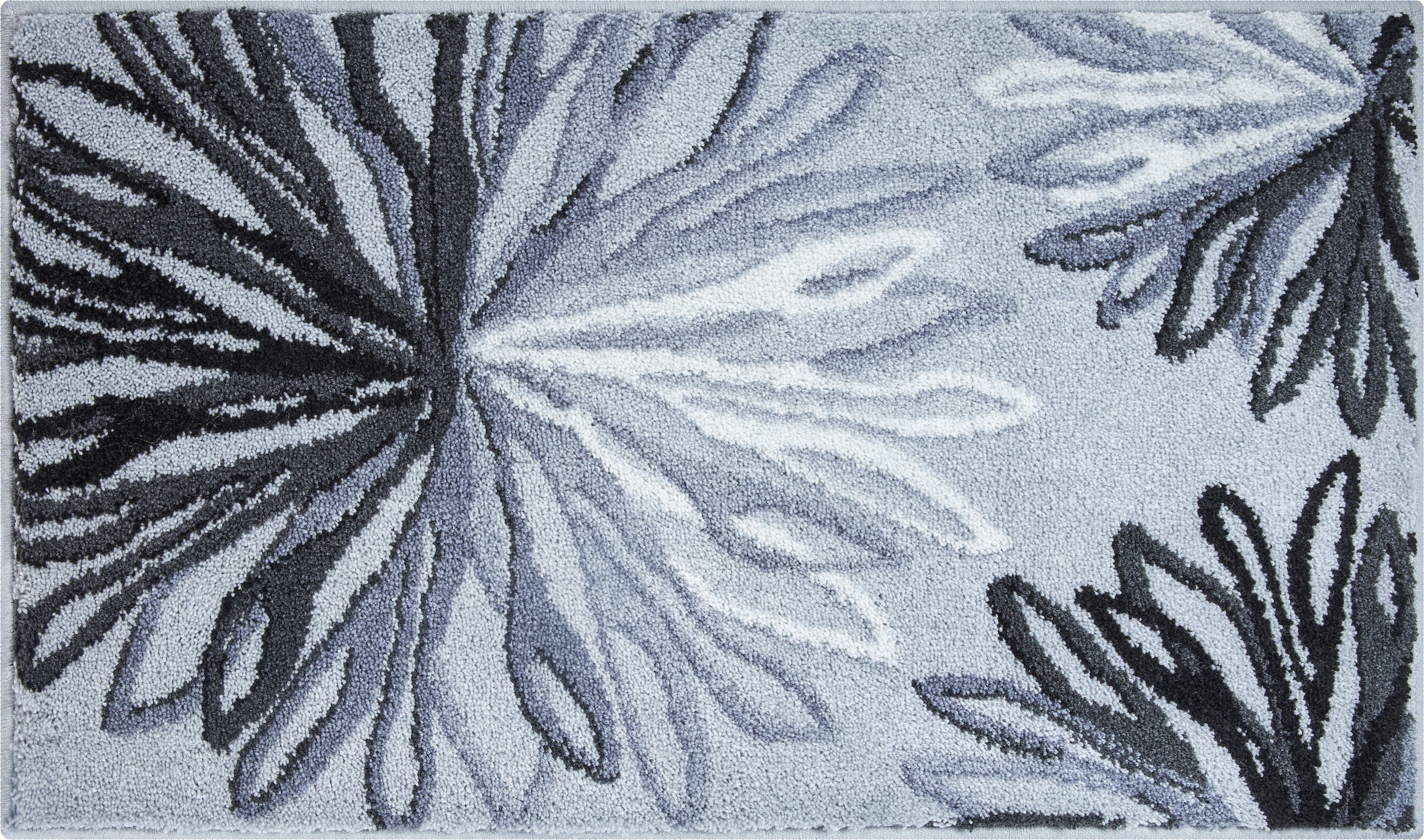 Grund Badematte »Art«, rutschhemmend beschichtet, fussbodenheizungsgeeignet, florales Muster, elegante Badematte