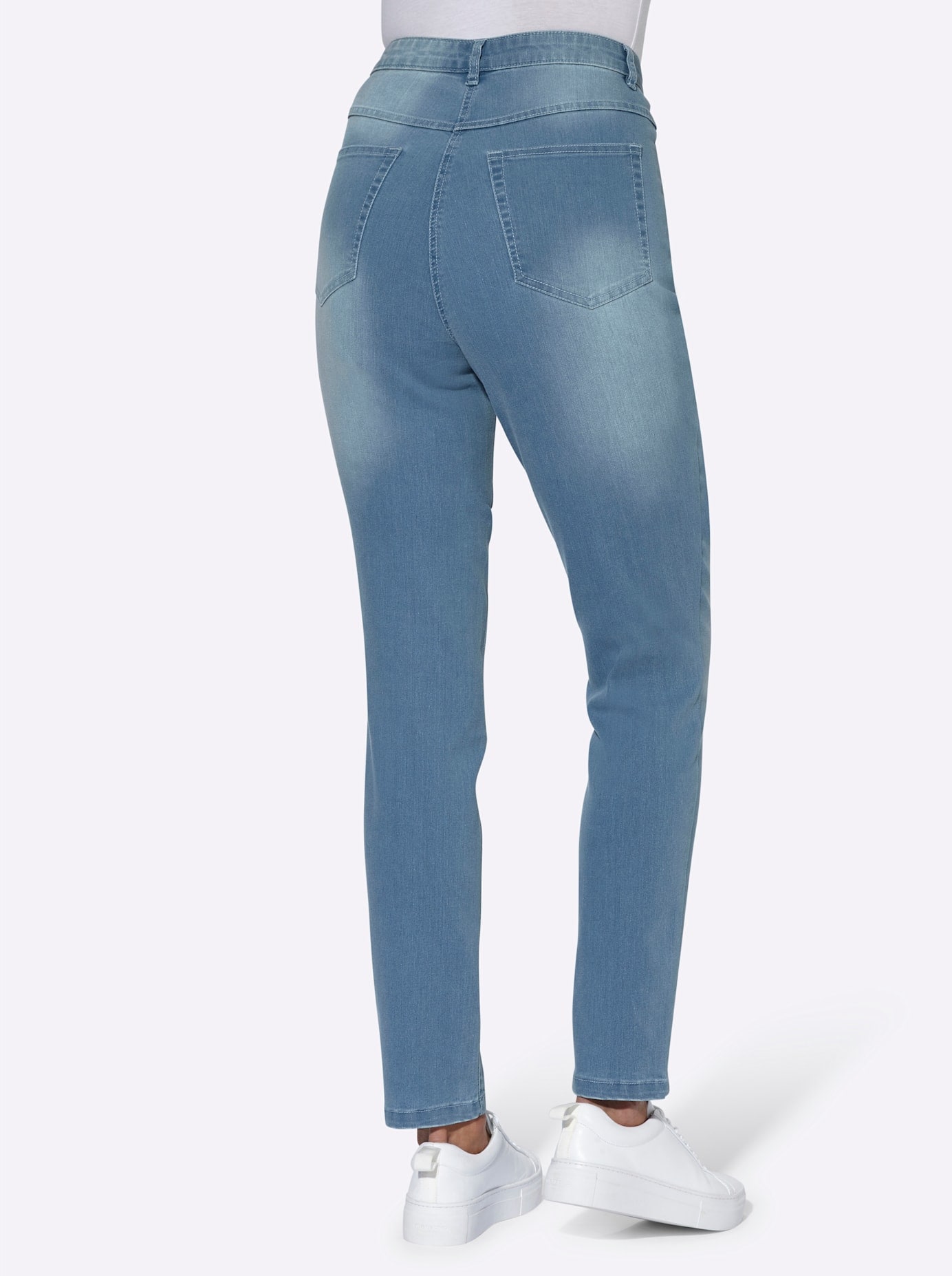 Classic Basics High-waist-Jeans, (1 tlg.)