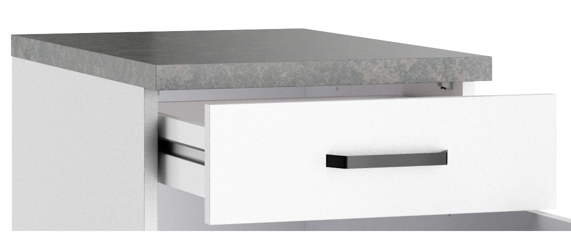 OPTIFIT Kitchenette »OPTImulti« Largeur 270 cm, éventuellement avec appareils électriques et évier en acier inoxydable