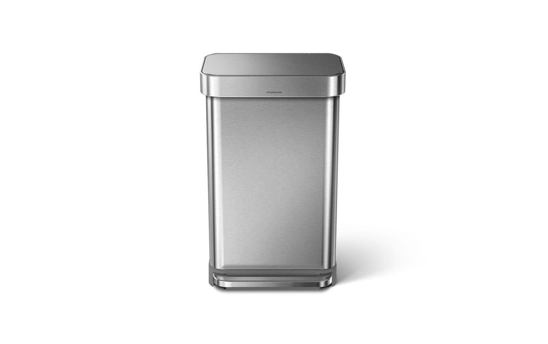 Image of simplehuman Mülleimer "Rechteckiger 45L" 1 Behälter
