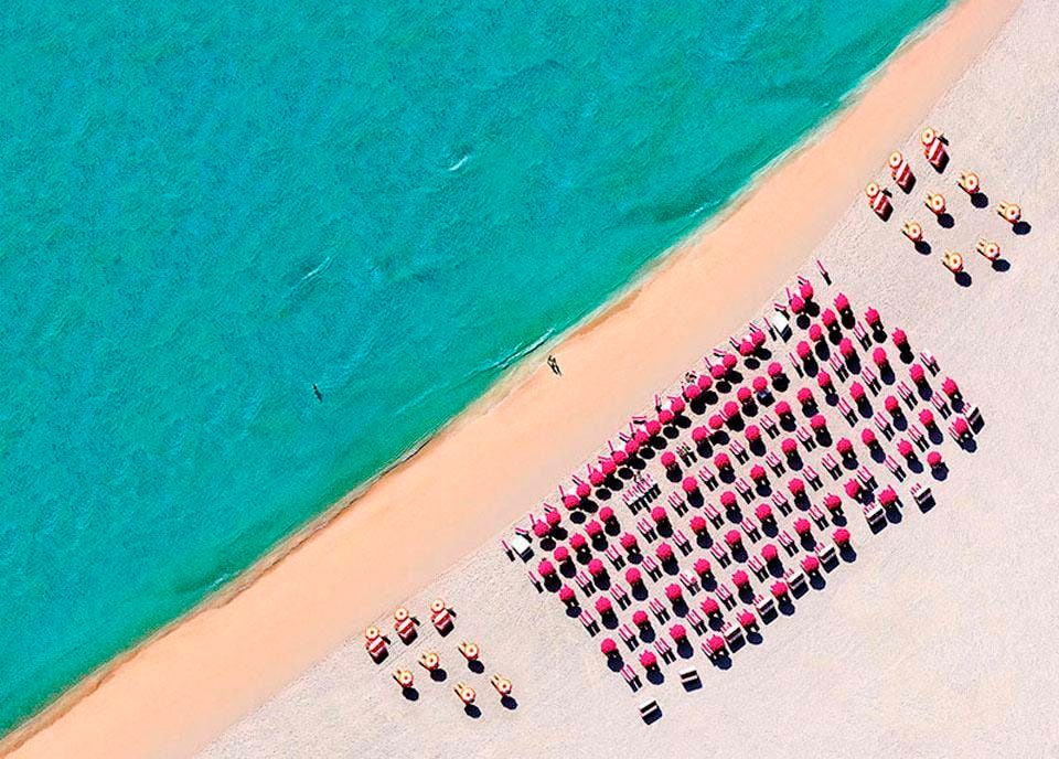Komar Bild »South Beach« Strand 1 Stk. tlg. Wandbild zur Dekoration - ohne Rahmen