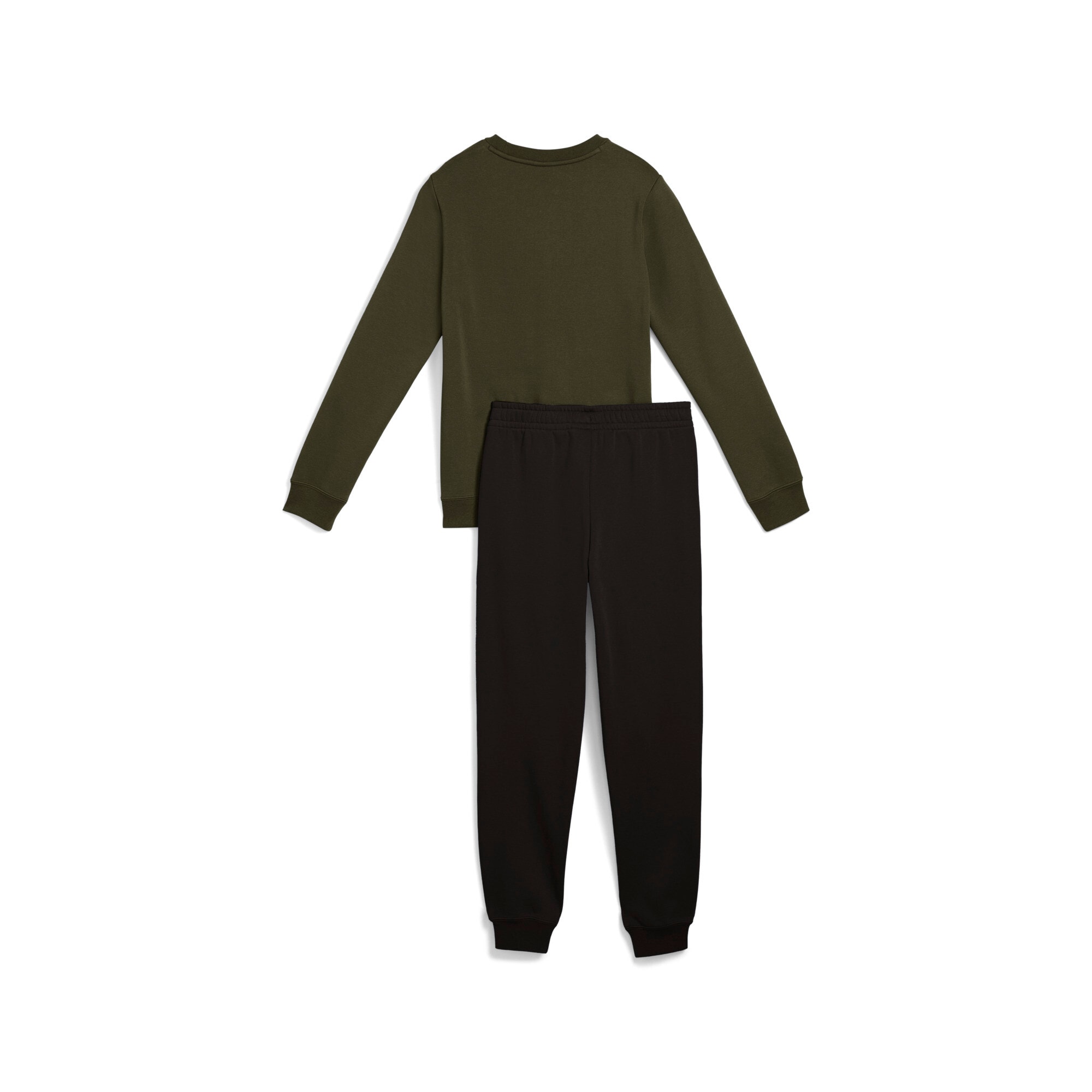 PUMA Trainingsanzug »ESS NO.1 LOGO CREW SWEAT SUIT FL B«, (2 tlg.)