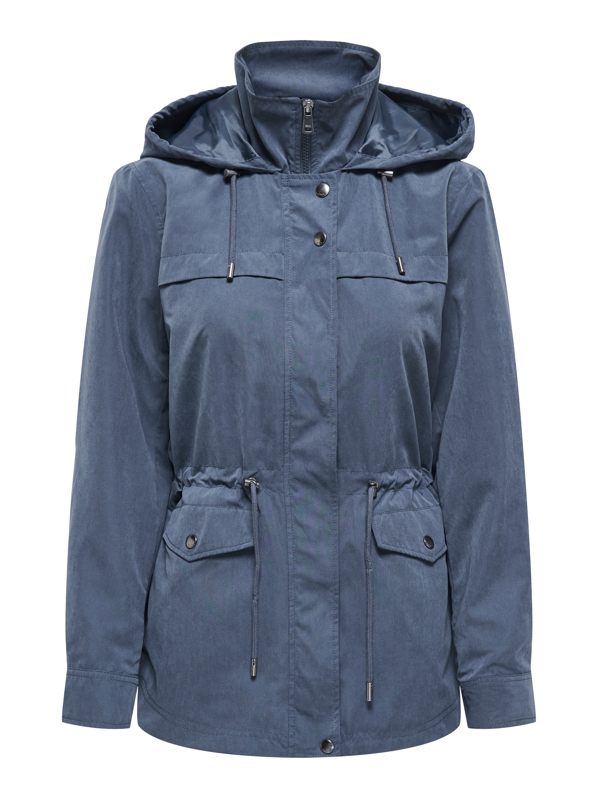 ONLY Parka »ONLNEWSTARLINE SPRING JACKET CC OTW« mit Kapuze mit durchgehendem und verdecktem Reissverschluss