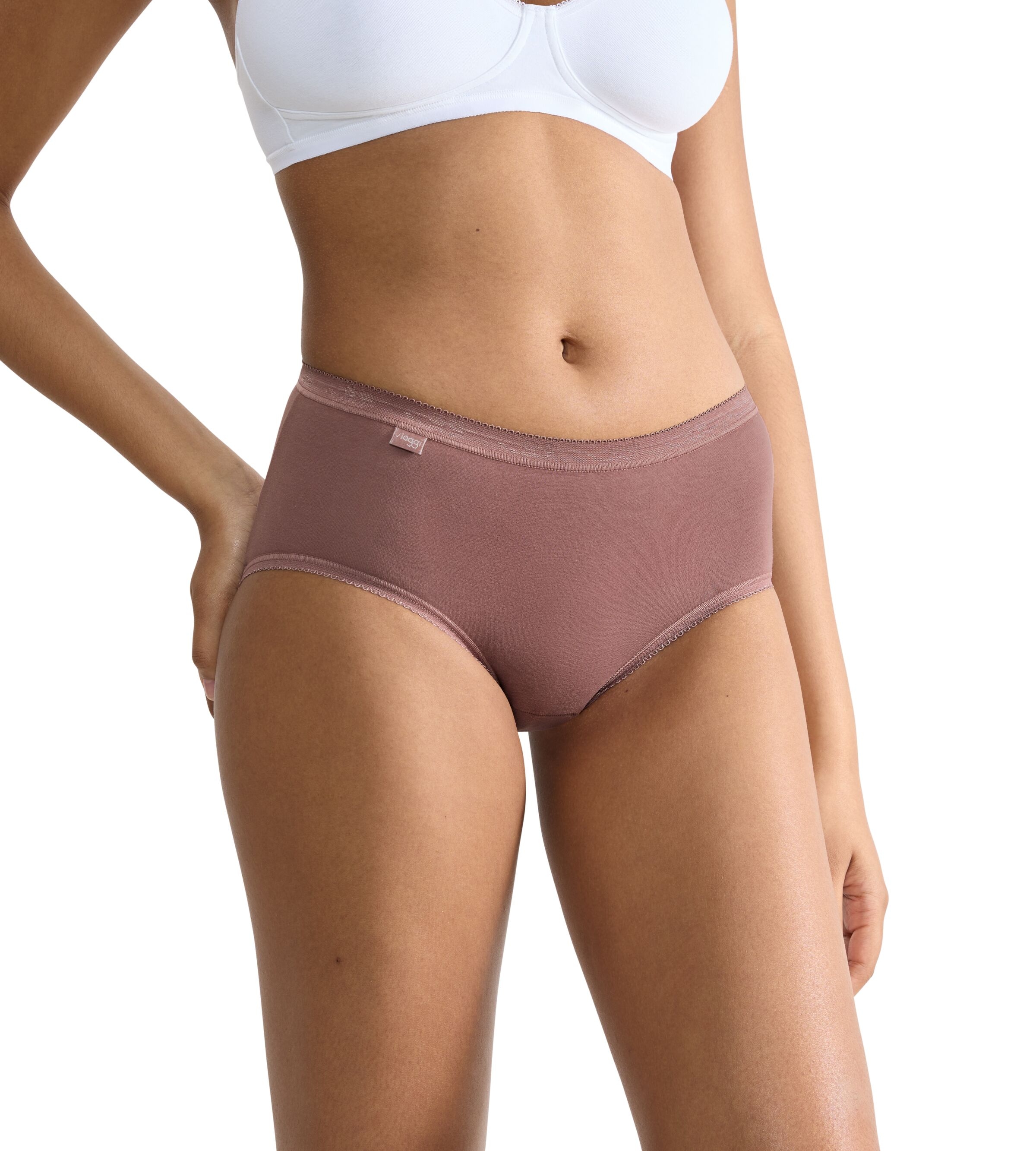 sloggi Slip »Basic+ Midi C3P«, (3er Pack), perfekter Sitz