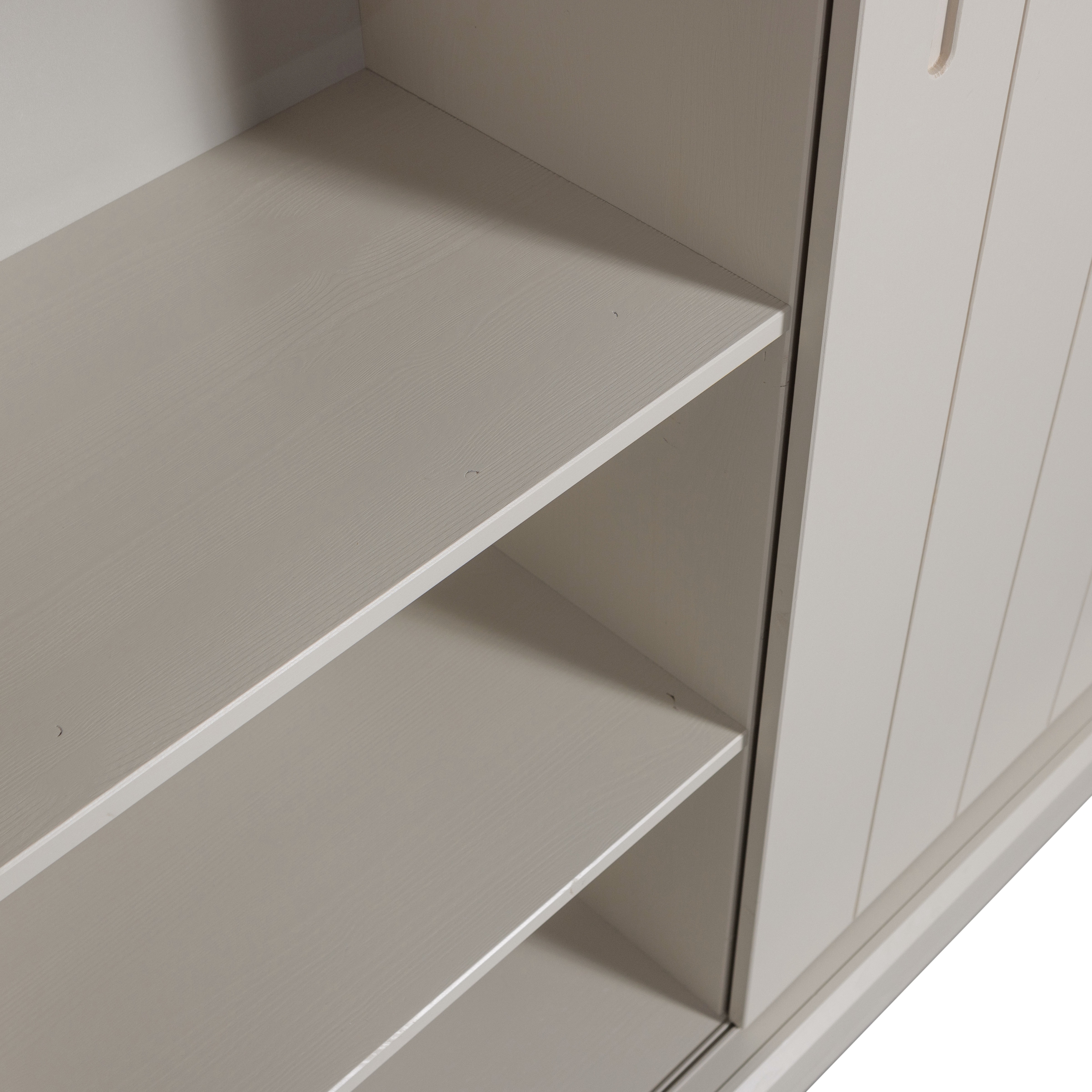 WOOOD Mehrzweckschrank »Mila FSC® Mix Kiefernholz mit Schiebetür und Schubladen 120x42x200 cm« Sichtbare Maserung, Tragkraft 10 kg pro Boden, einfach zu montieren