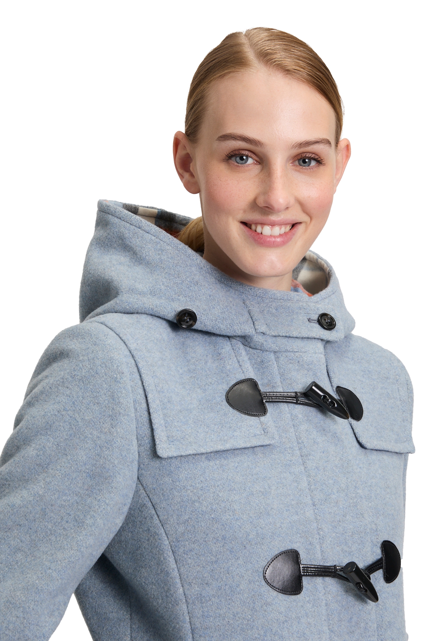 Gil Bret Dufflecoat mit Wolle und verdecktem Reissverschluss